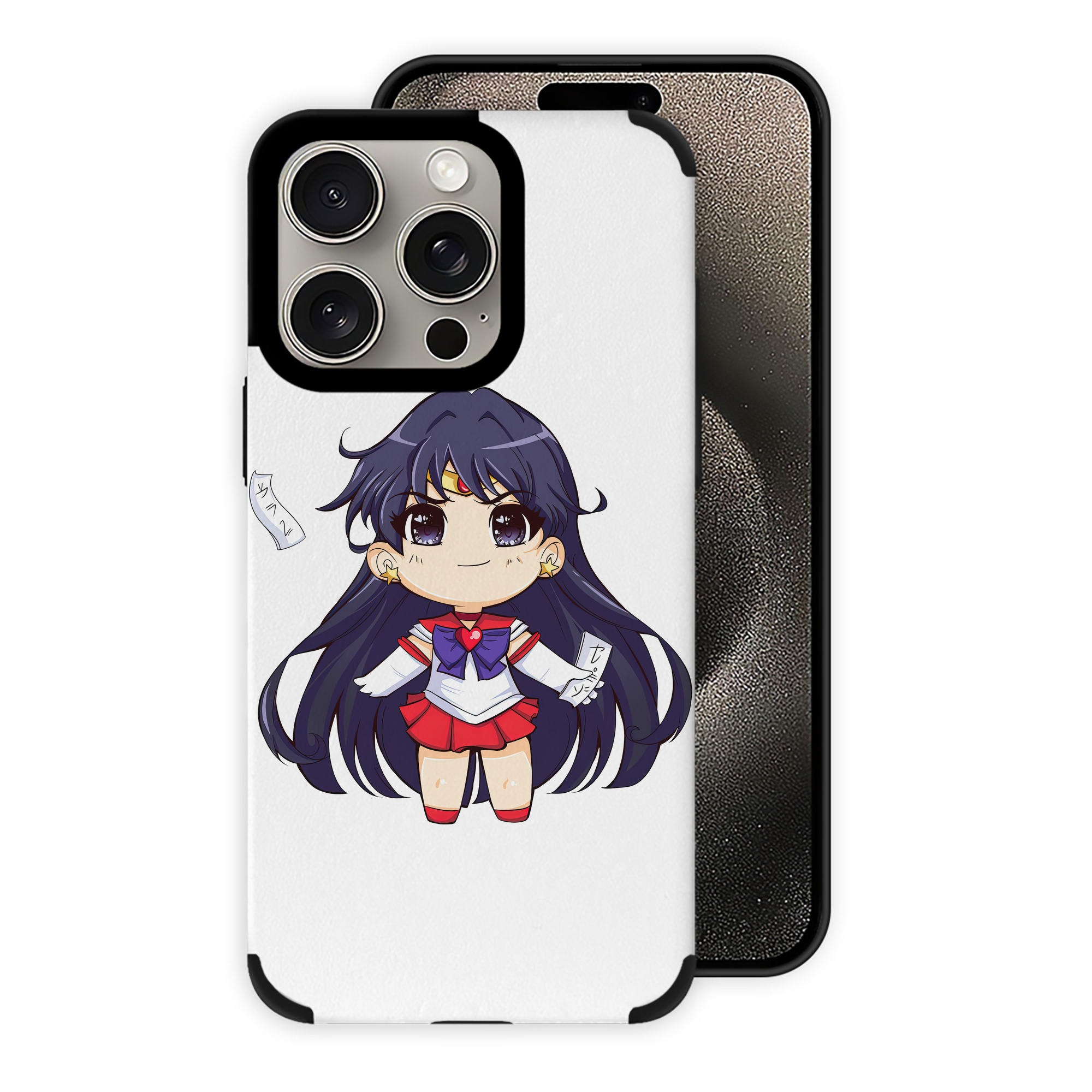 （画像用） 美少女戦士セーラームーン 火野レイ ひの レイ Sailor Moon Hino Rei （セーラーマーズ,Sailor Mars） 【iPhone15ProMax対応】 PUレザー スマホケース 耐衝撃＆黄変防止