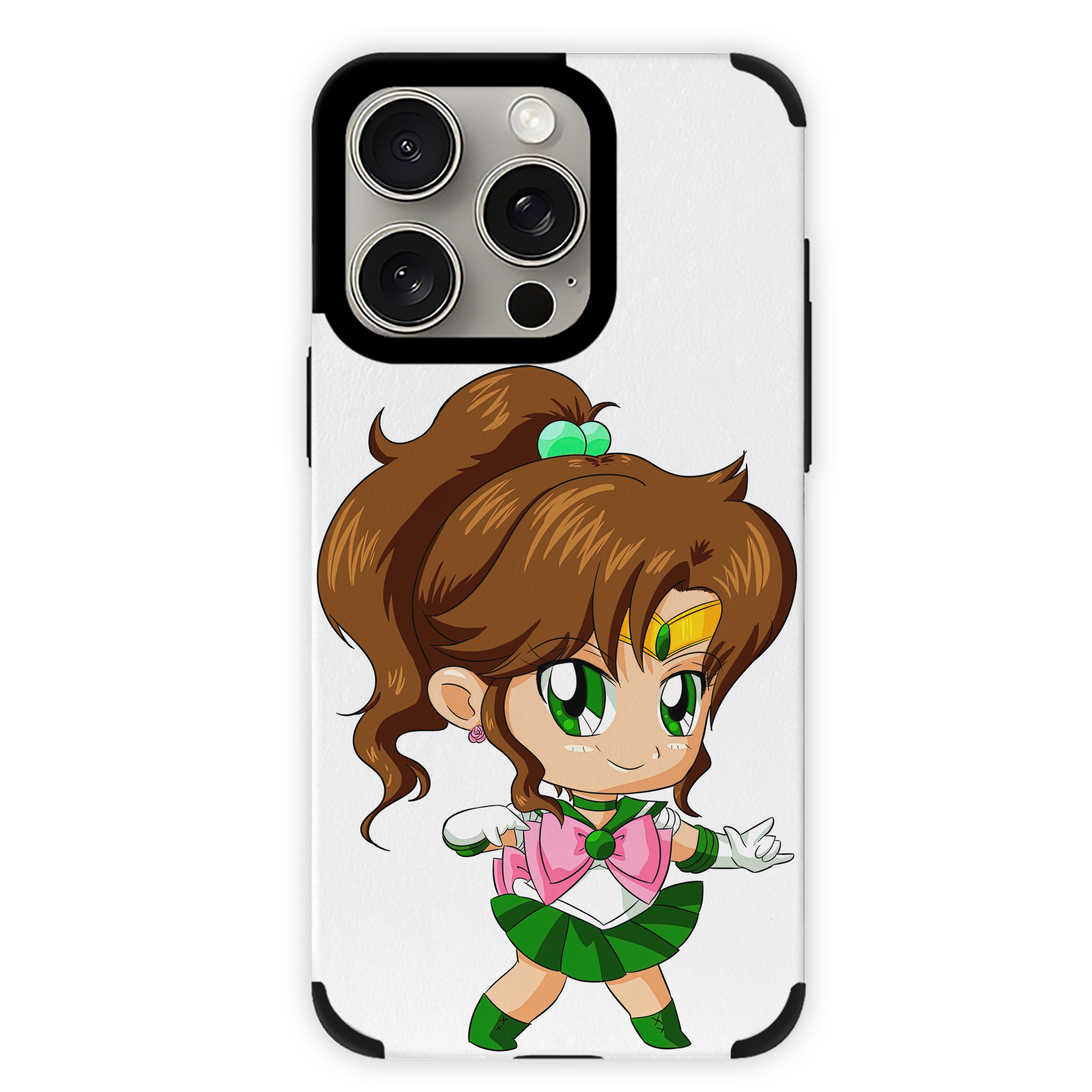 （画像用） 美少女戦士セーラームーン 木野 まこと きの まこと Sailor Moon Kino Makoto （セーラージュピター；Sailor Jupiter） 【iPhone15ProMax対応】 PUレザー スマホケース 耐衝撃＆黄変防止