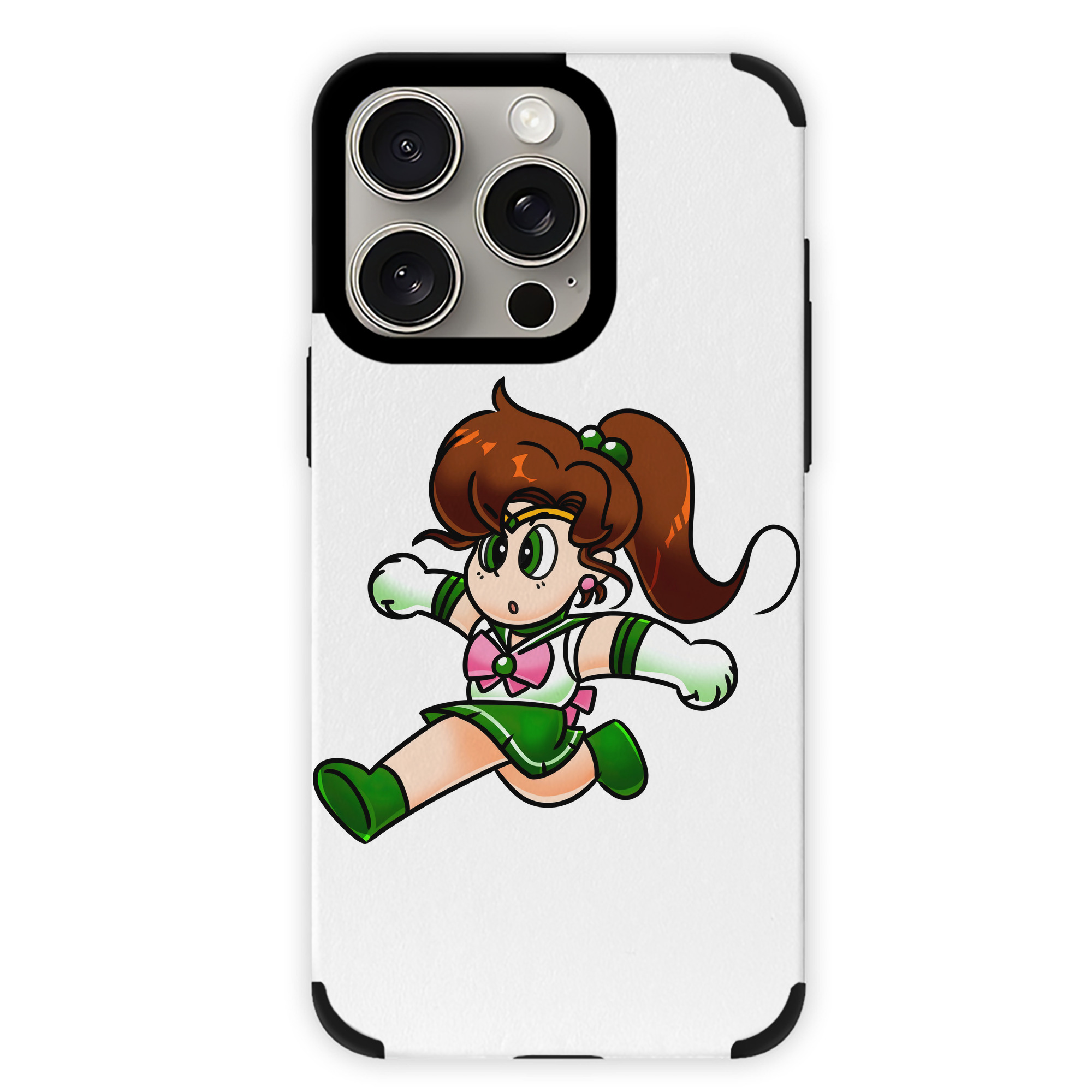 （画像用） 美少女戦士セーラームーン 木野 まこと きの まこと Sailor Moon Kino Makoto （セーラージュピター；Sailor Jupiter） 【iPhone15ProMax対応】 PUレザー スマホケース 耐衝撃＆黄変防止