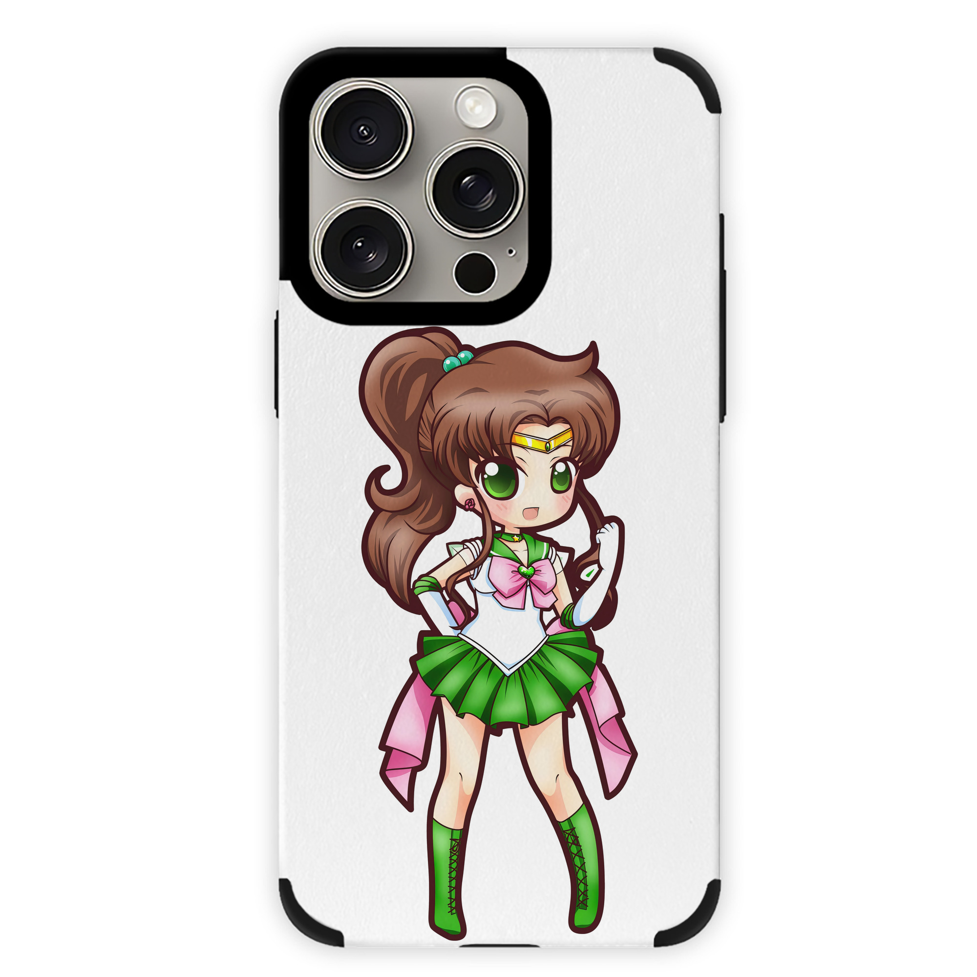 （画像用） 美少女戦士セーラームーン 木野 まこと きの まこと Sailor Moon Kino Makoto （セーラージュピター；Sailor Jupiter） 【iPhone15ProMax対応】 PUレザー スマホケース 耐衝撃＆黄変防止