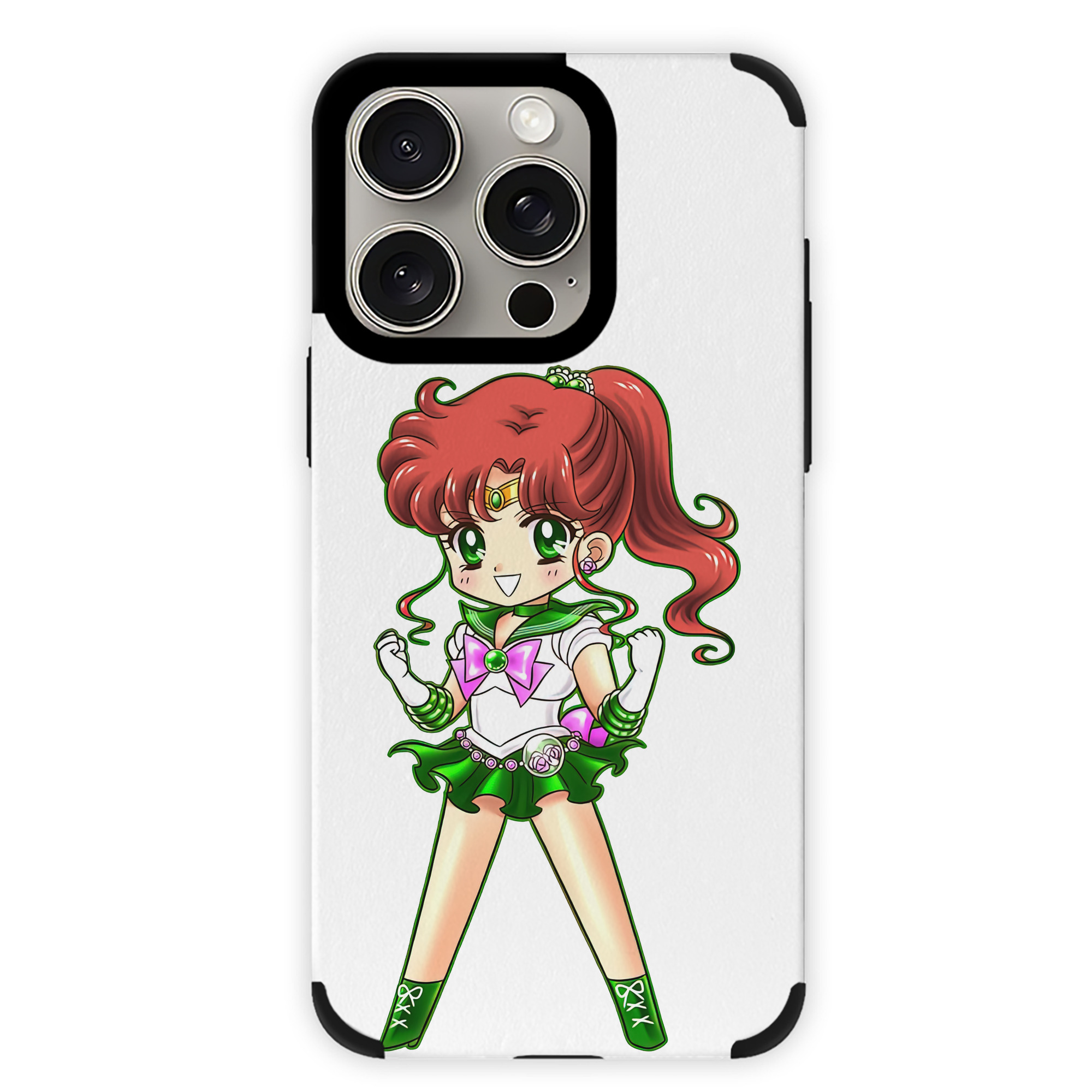（画像用） 美少女戦士セーラームーン 木野 まこと きの まこと Sailor Moon Kino Makoto （セーラージュピター；Sailor Jupiter） 【iPhone15ProMax対応】 PUレザー スマホケース 耐衝撃＆黄変防止