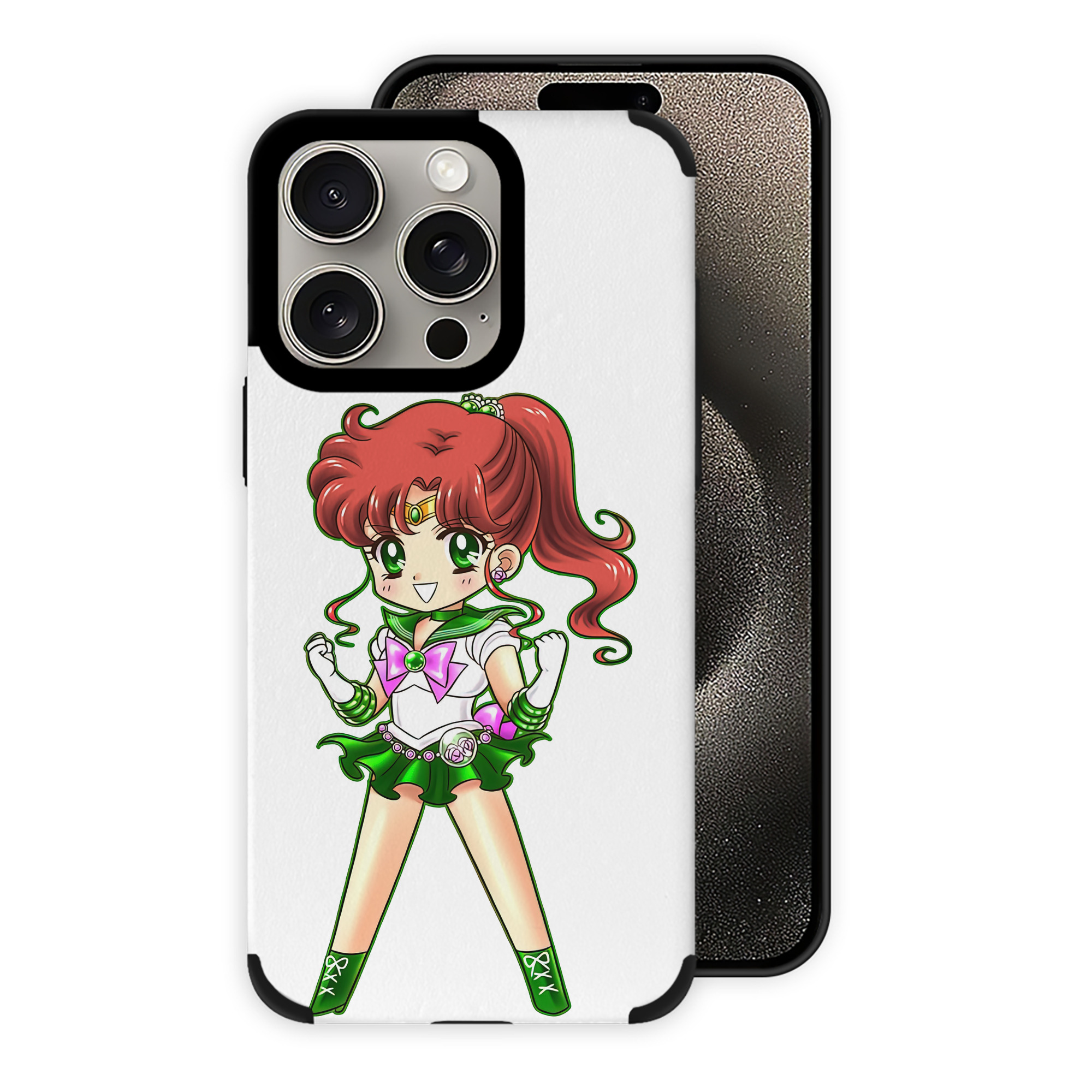 （画像用） 美少女戦士セーラームーン 木野 まこと きの まこと Sailor Moon Kino Makoto （セーラージュピター；Sailor Jupiter） 【iPhone15ProMax対応】 PUレザー スマホケース 耐衝撃＆黄変防止