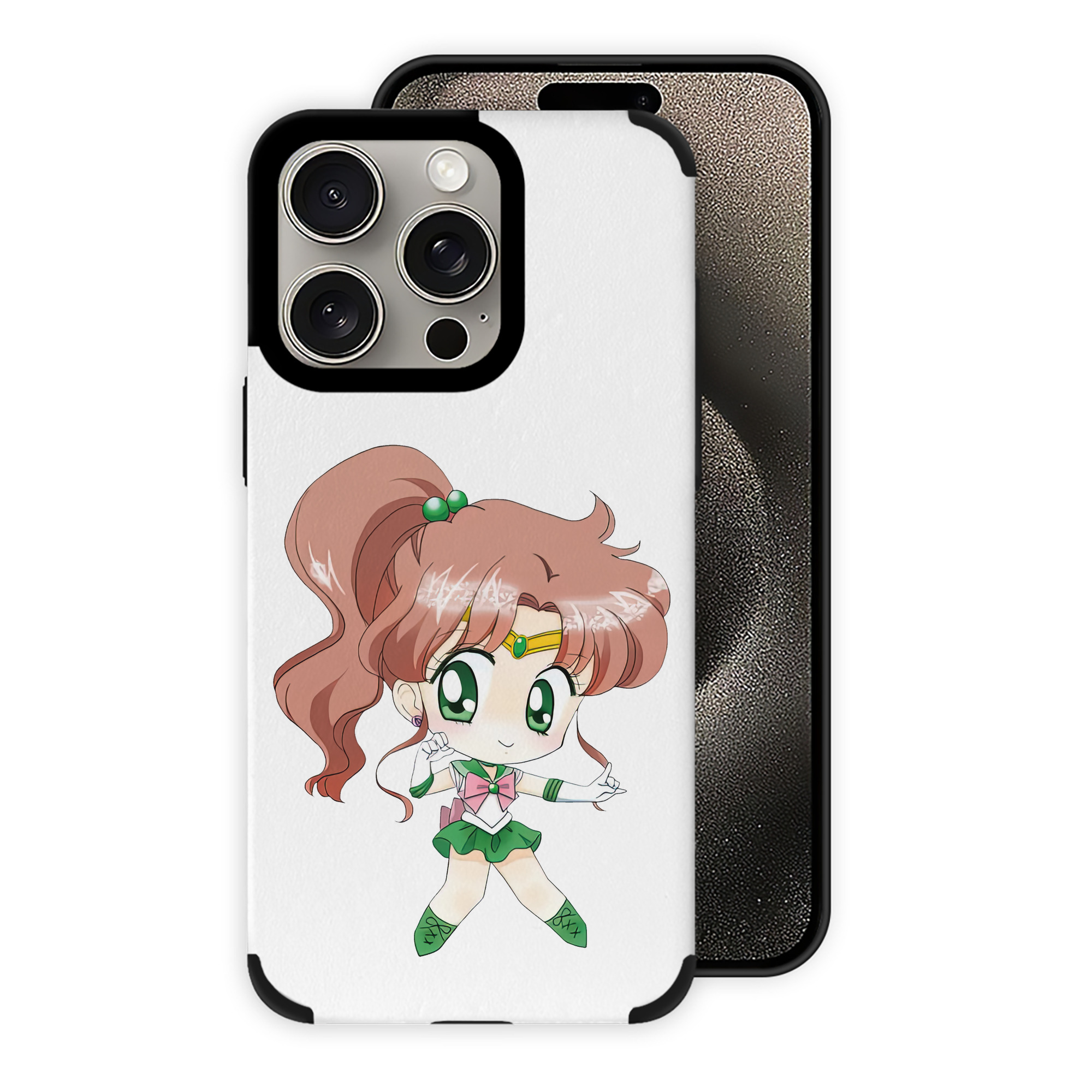 （画像用） 美少女戦士セーラームーン 木野 まこと きの まこと Sailor Moon Kino Makoto （セーラージュピター；Sailor Jupiter） 【iPhone15ProMax対応】 PUレザー スマホケース 耐衝撃＆黄変防止