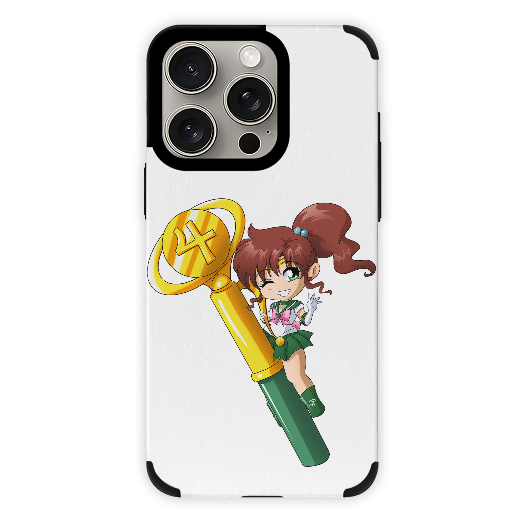 （画像用） 美少女戦士セーラームーン 木野 まこと きの まこと Sailor Moon Kino Makoto （セーラージュピター；Sailor Jupiter） 【iPhone15ProMax対応】 PUレザー スマホケース 耐衝撃＆黄変防止