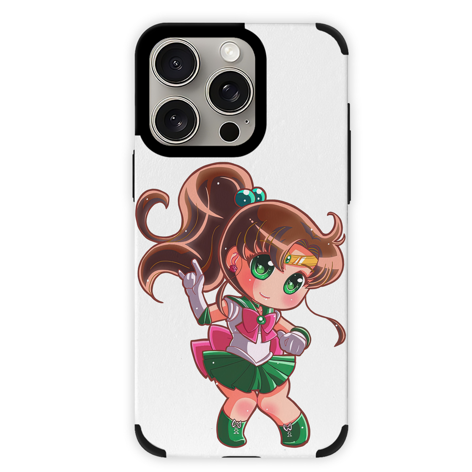 （画像用） 美少女戦士セーラームーン 木野 まこと きの まこと Sailor Moon Kino Makoto （セーラージュピター；Sailor Jupiter） 【iPhone15ProMax対応】 PUレザー スマホケース 耐衝撃＆黄変防止