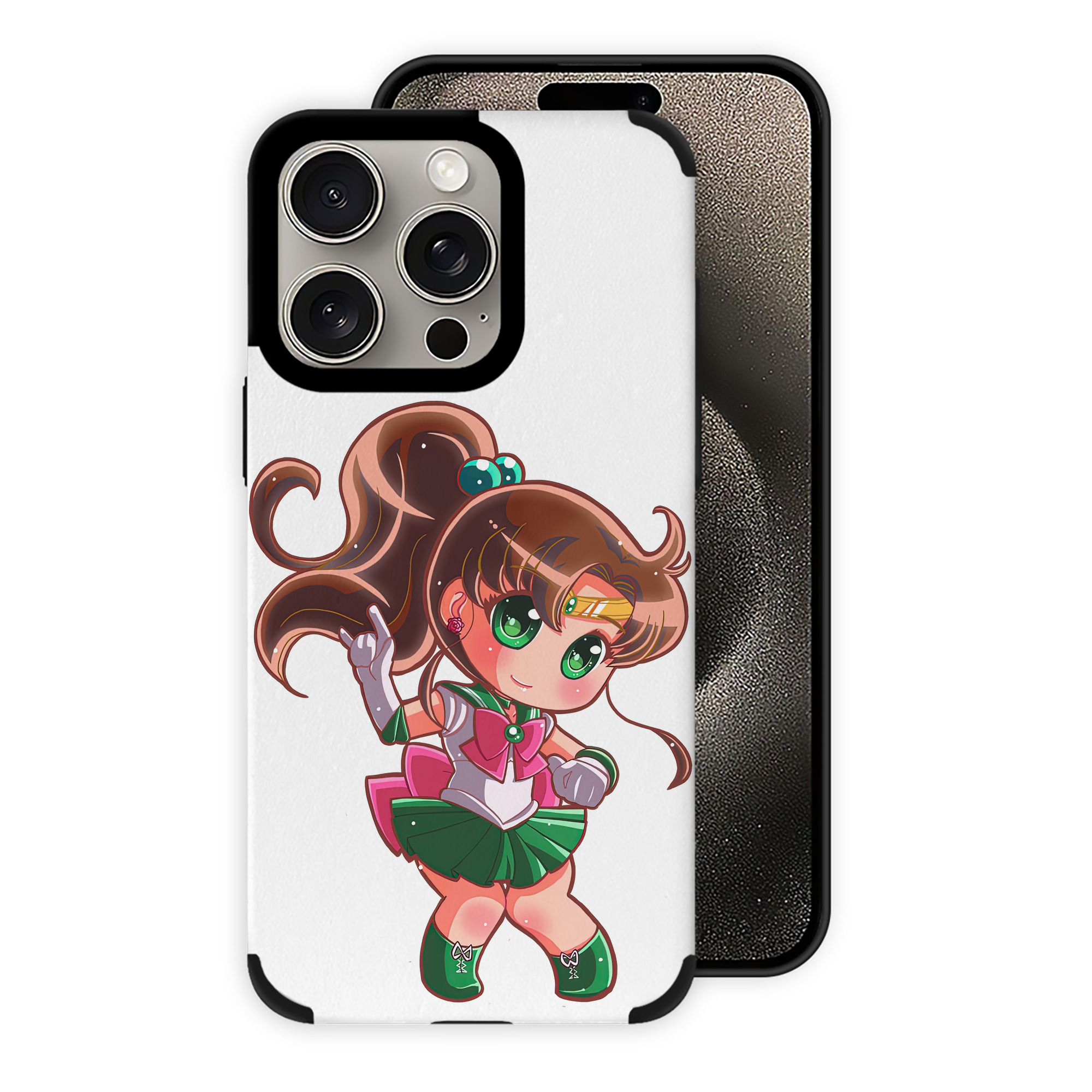 （画像用） 美少女戦士セーラームーン 木野 まこと きの まこと Sailor Moon Kino Makoto （セーラージュピター；Sailor Jupiter） 【iPhone15ProMax対応】 PUレザー スマホケース 耐衝撃＆黄変防止