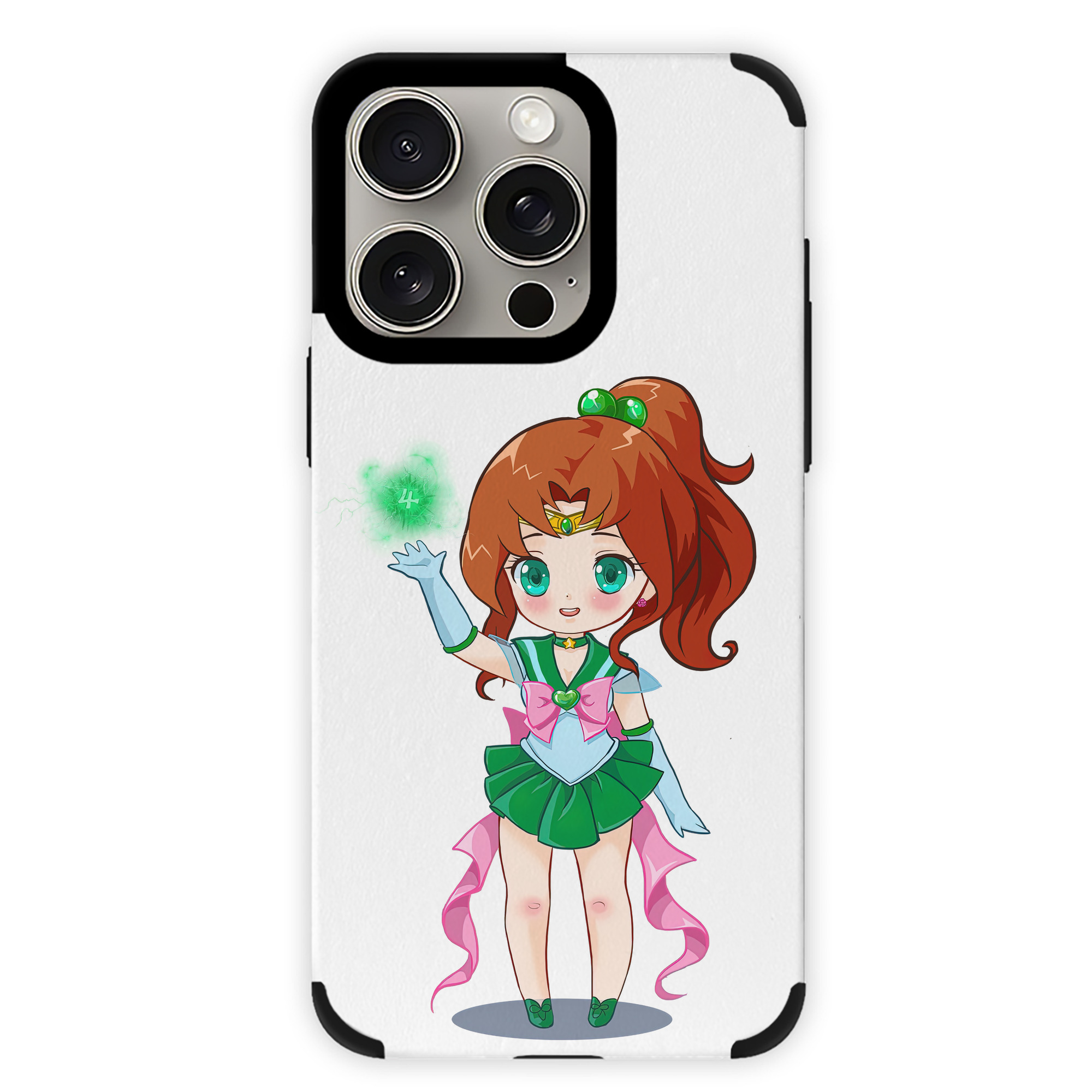 （画像用） 美少女戦士セーラームーン 木野 まこと きの まこと Sailor Moon Kino Makoto （セーラージュピター；Sailor Jupiter） 【iPhone15ProMax対応】 PUレザー スマホケース 耐衝撃＆黄変防止