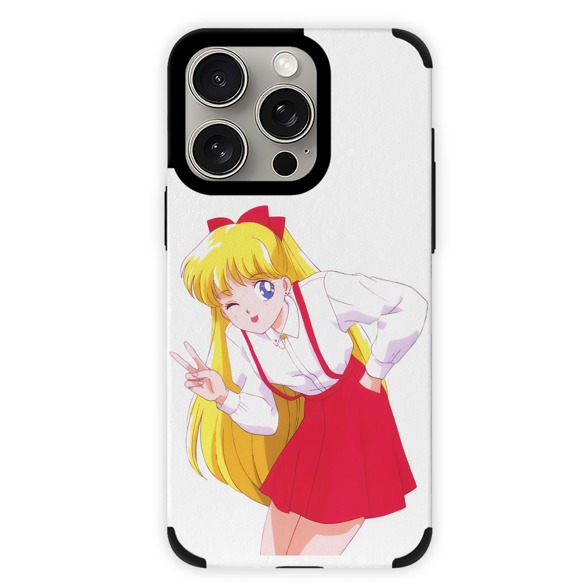 （画像用） 美少女戦士セーラームーン 愛野 美奈子 あいの みなこ Sailor Moon Aino Minako 【iPhone15ProMax対応】 PUレザー スマホケース 耐衝撃＆黄変防止
