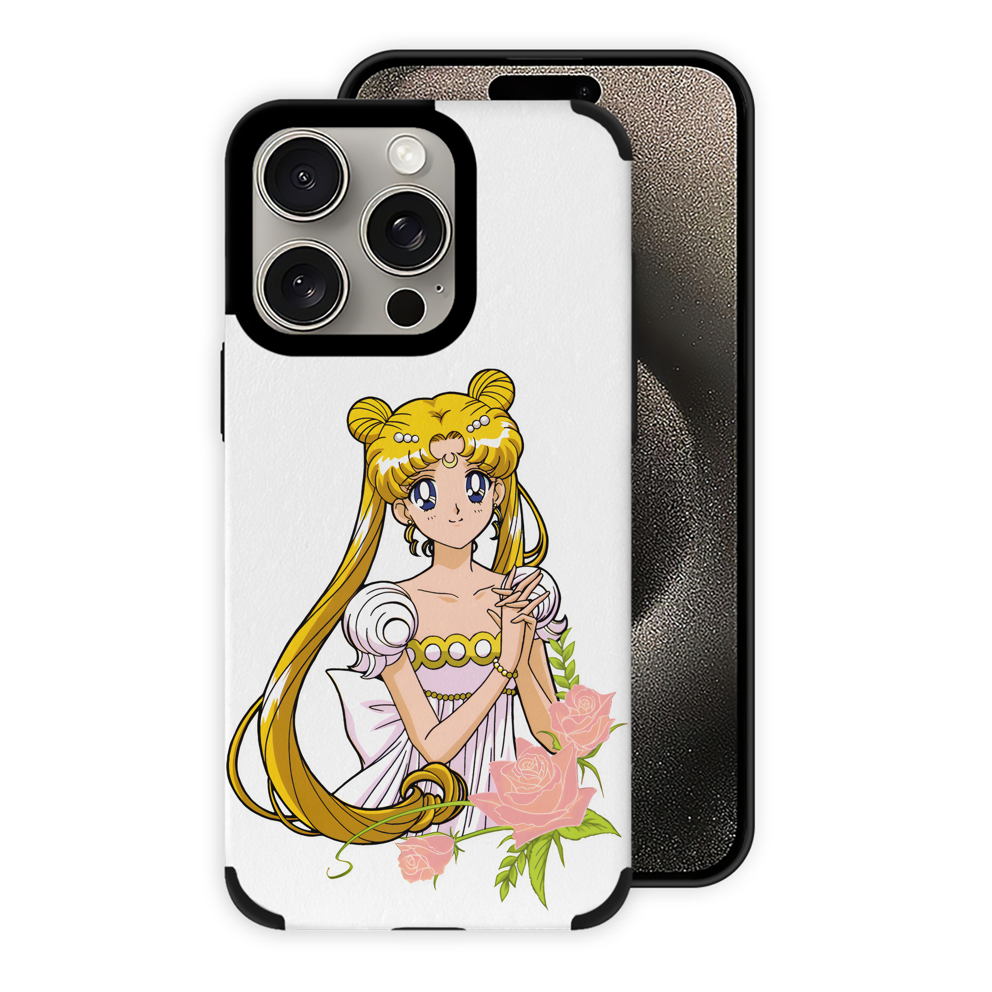 （画像用） 美少女戦士セーラームーン 愛野 美奈子 あいの みなこ Sailor Moon Aino Minako 【iPhone15ProMax対応】 PUレザー スマホケース 耐衝撃＆黄変防止
