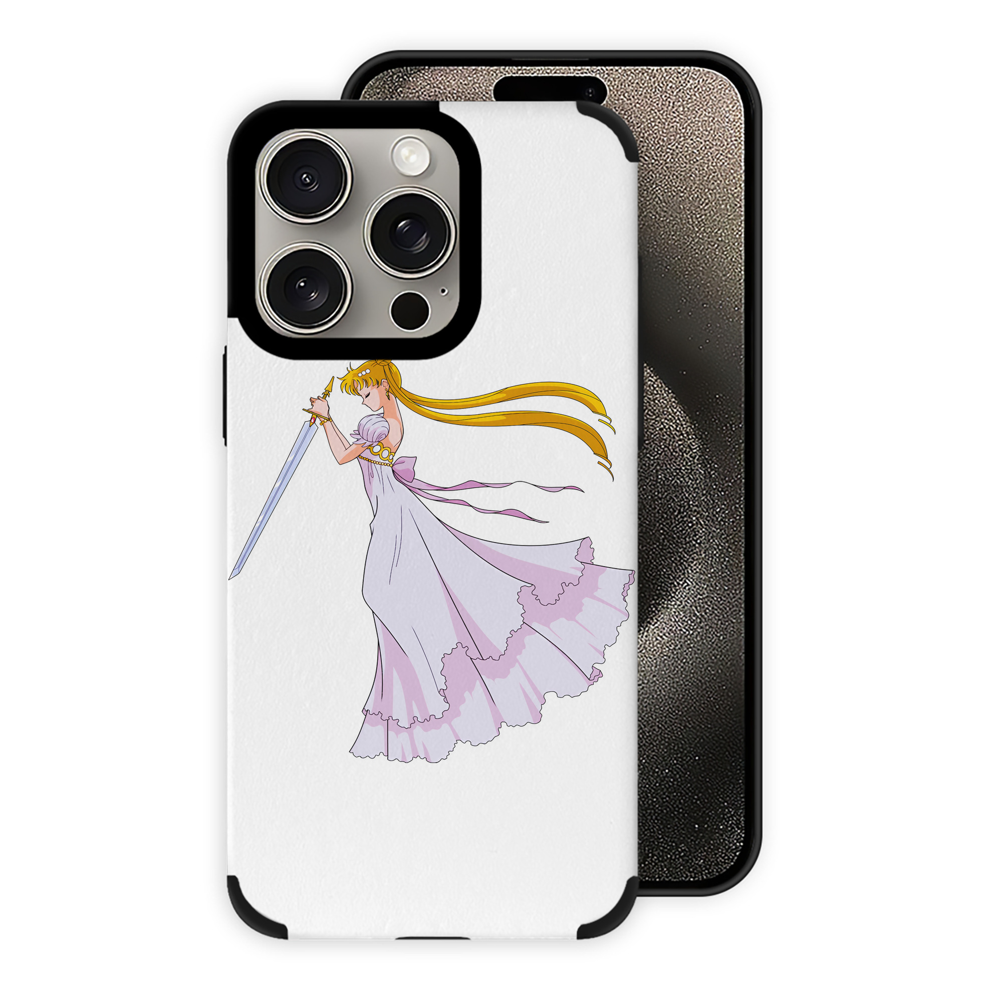 （画像用） 美少女戦士セーラームーン 愛野 美奈子 あいの みなこ Sailor Moon Aino Minako 【iPhone15ProMax対応】 PUレザー スマホケース 耐衝撃＆黄変防止