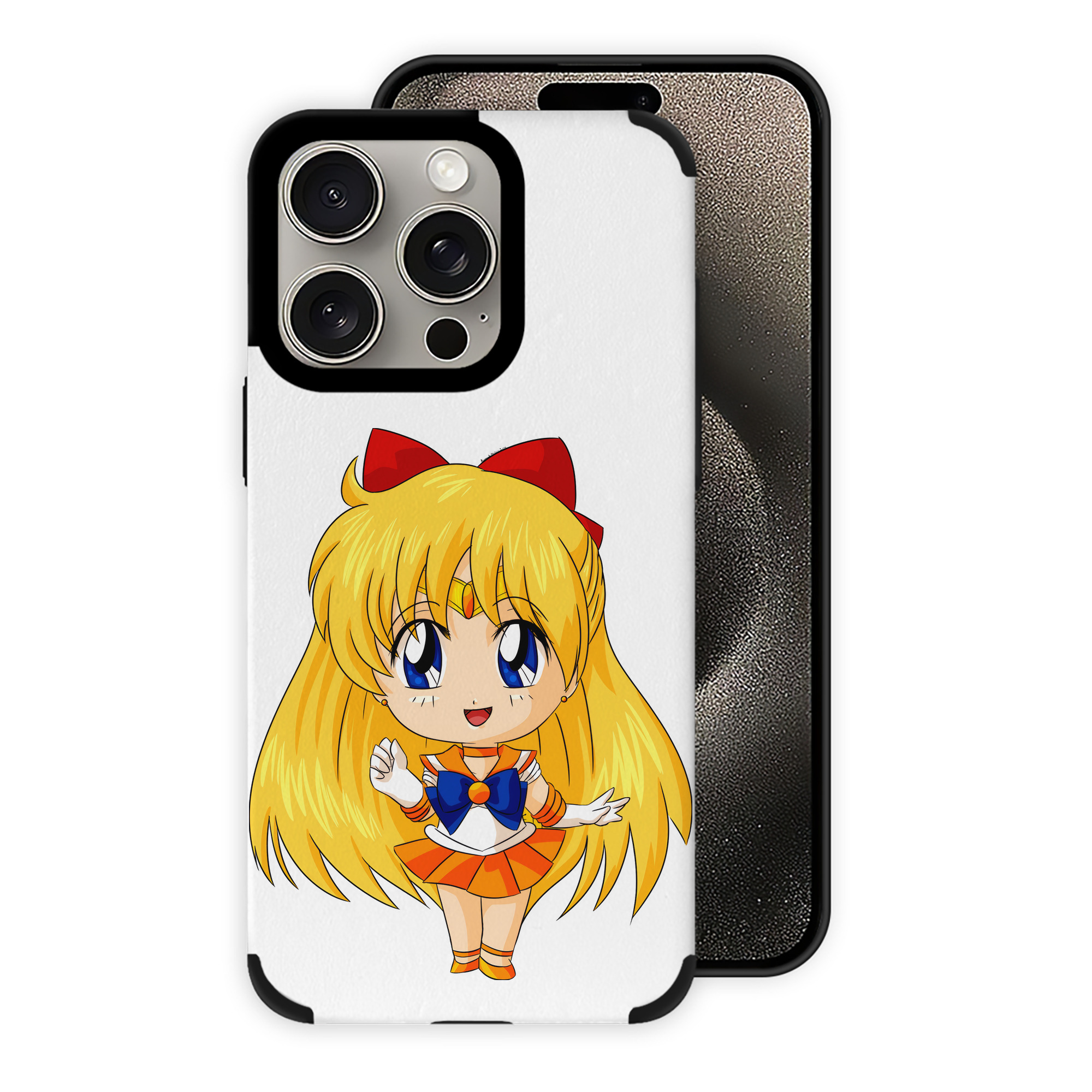 （画像用） 美少女戦士セーラームーン 愛野 美奈子 あいの みなこ Sailor Moon Aino Minako 【iPhone15ProMax対応】 PUレザー スマホケース 耐衝撃＆黄変防止