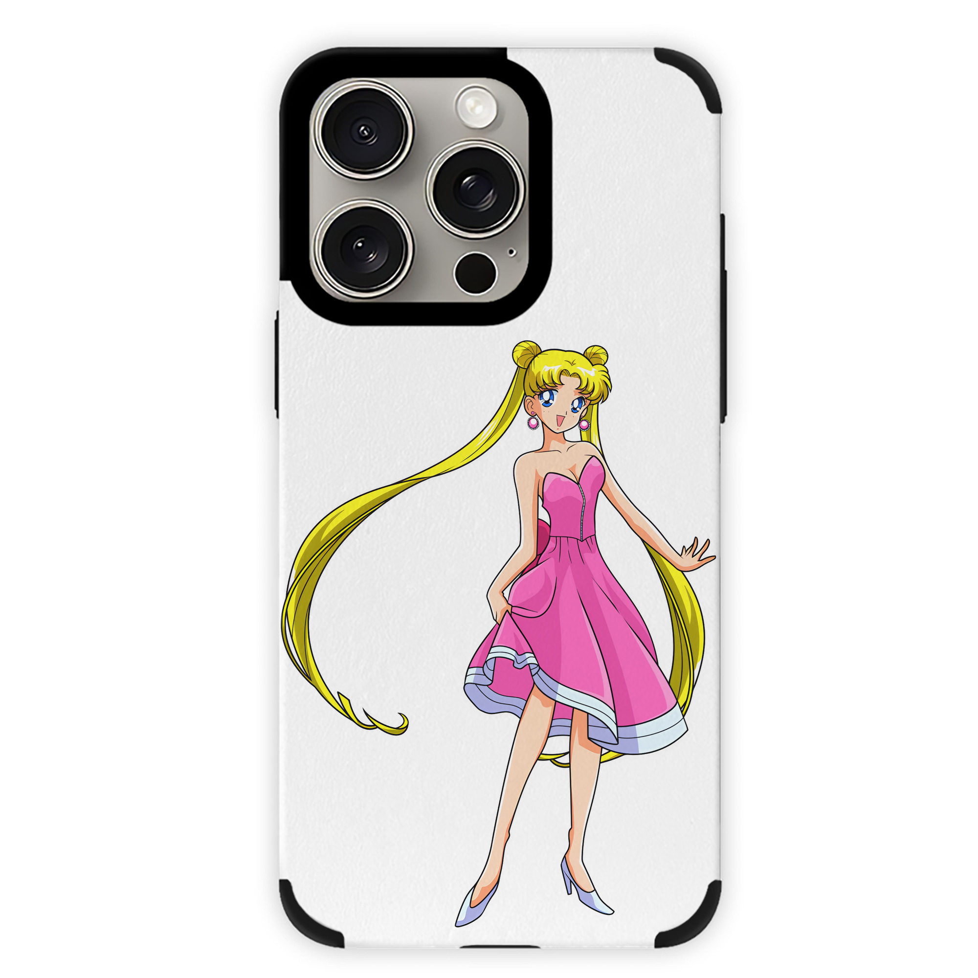 （画像用） 美少女戦士セーラームーン 愛野 美奈子 あいの みなこ Sailor Moon Aino Minako 【iPhone15ProMax対応】 PUレザー スマホケース 耐衝撃＆黄変防止
