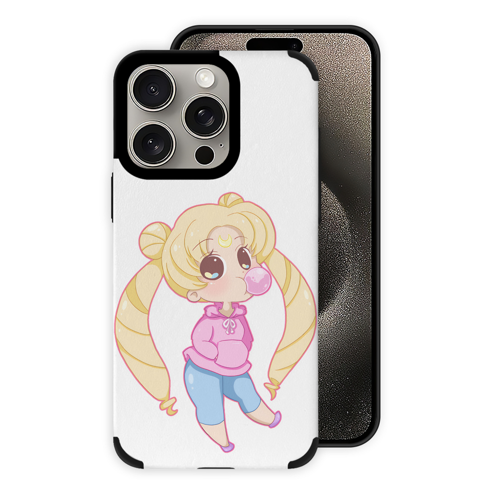 （画像用） 美少女戦士セーラームーン 愛野 美奈子 あいの みなこ Sailor Moon Aino Minako 【iPhone15ProMax対応】 PUレザー スマホケース 耐衝撃＆黄変防止