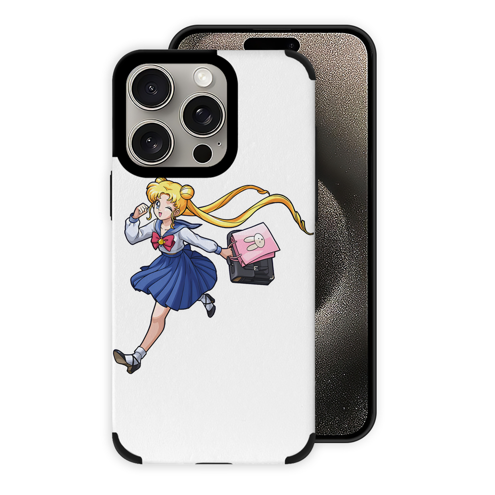 （画像用） 美少女戦士セーラームーン 愛野 美奈子 あいの みなこ Sailor Moon Aino Minako 【iPhone15ProMax対応】 PUレザー スマホケース 耐衝撃＆黄変防止