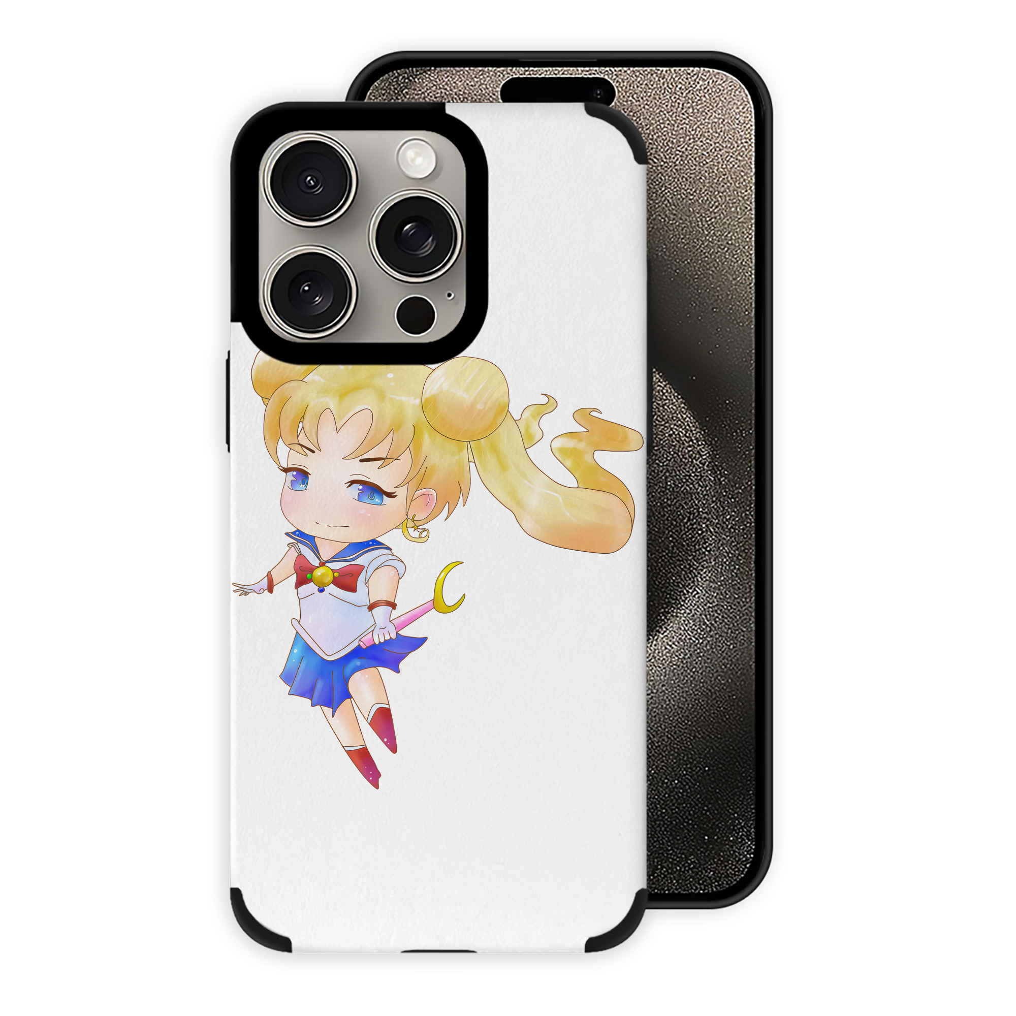 （画像用） 美少女戦士セーラームーン 愛野 美奈子 あいの みなこ Sailor Moon Aino Minako 【iPhone15ProMax対応】 PUレザー スマホケース 耐衝撃＆黄変防止