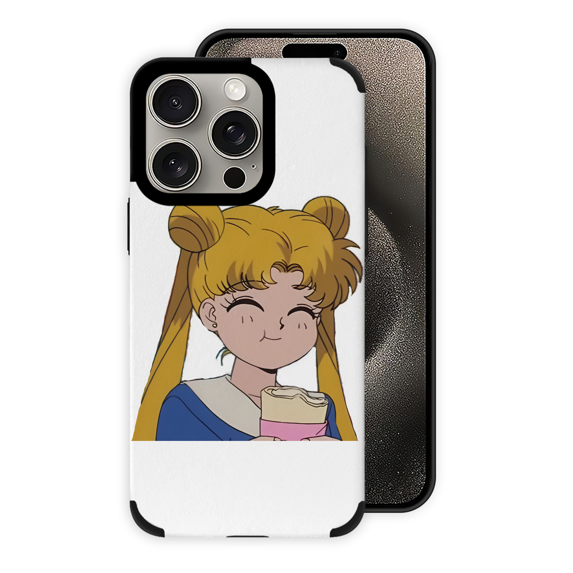 （画像用） 美少女戦士セーラームーン 愛野 美奈子 あいの みなこ Sailor Moon Aino Minako 【iPhone15ProMax対応】 PUレザー スマホケース 耐衝撃＆黄変防止