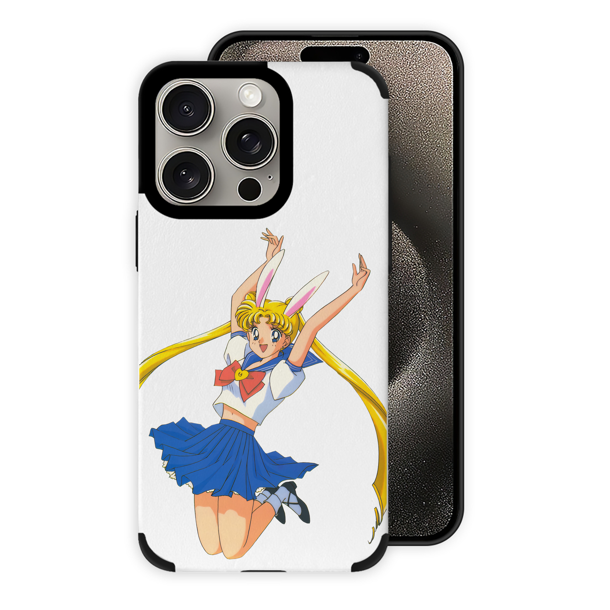 （画像用） 美少女戦士セーラームーン 愛野 美奈子 あいの みなこ Sailor Moon Aino Minako 【iPhone15ProMax対応】 PUレザー スマホケース 耐衝撃＆黄変防止