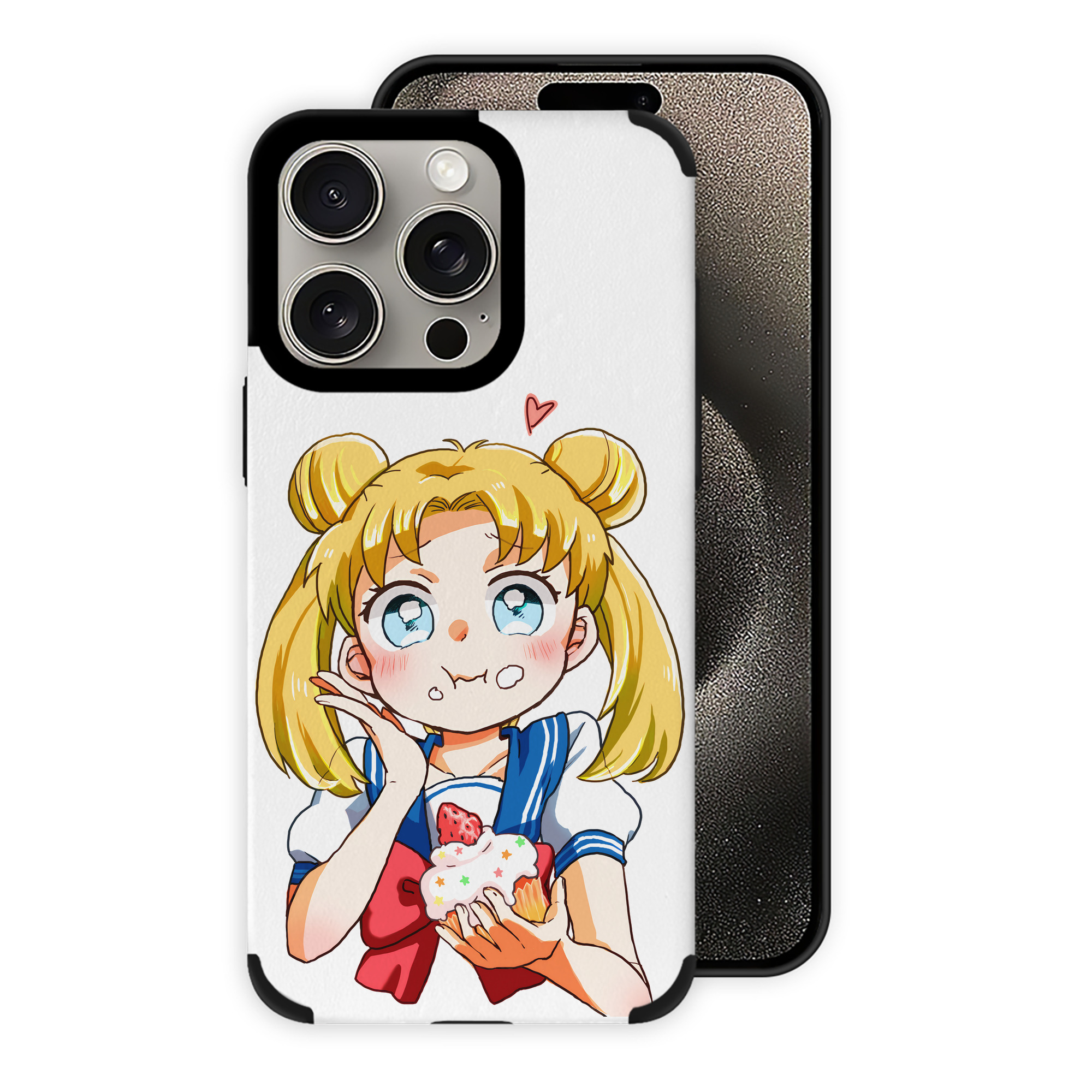 （画像用） 美少女戦士セーラームーン 愛野 美奈子 あいの みなこ Sailor Moon Aino Minako 【iPhone15ProMax対応】 PUレザー スマホケース 耐衝撃＆黄変防止
