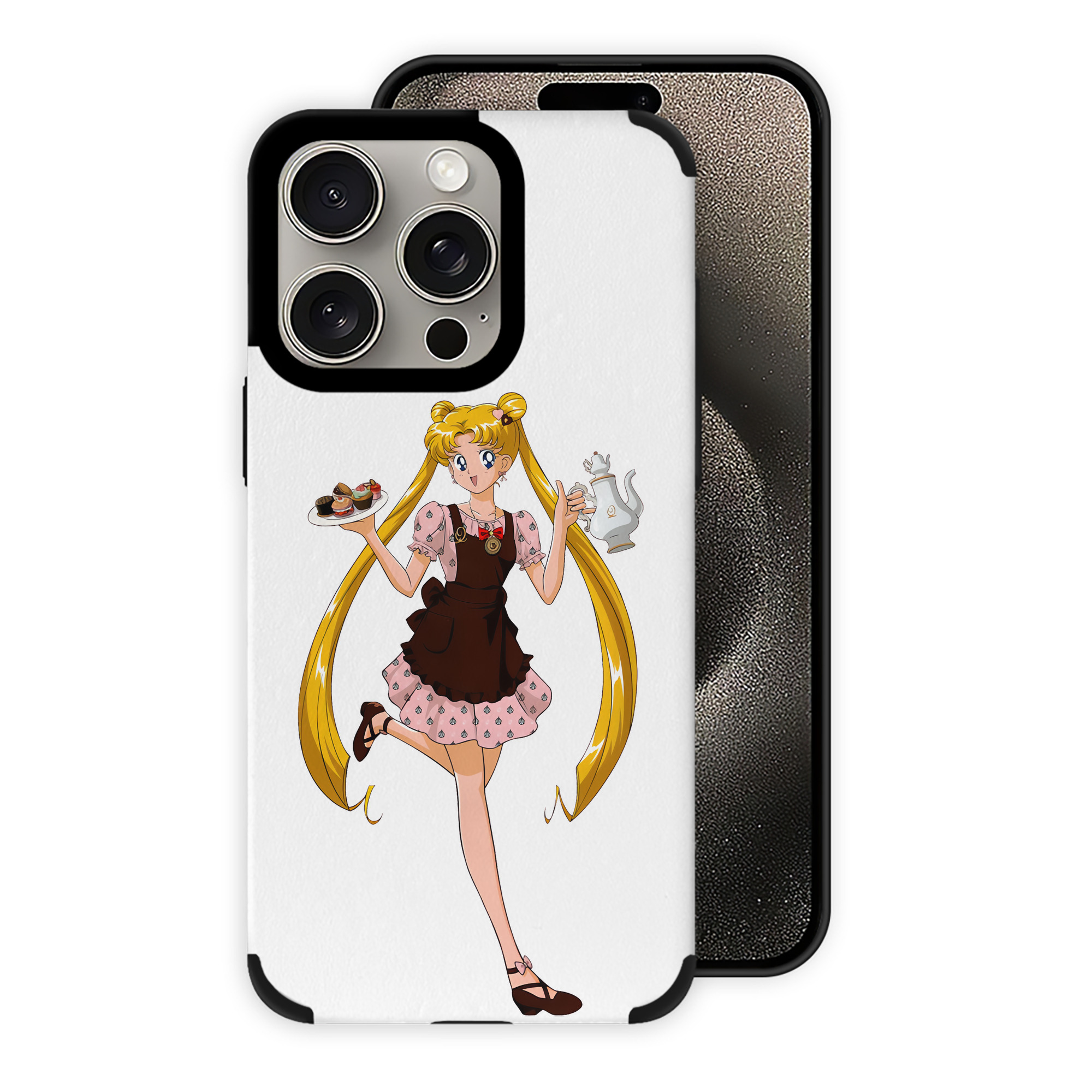 （画像用） 美少女戦士セーラームーン 愛野 美奈子 あいの みなこ Sailor Moon Aino Minako 【iPhone15ProMax対応】 PUレザー スマホケース 耐衝撃＆黄変防止