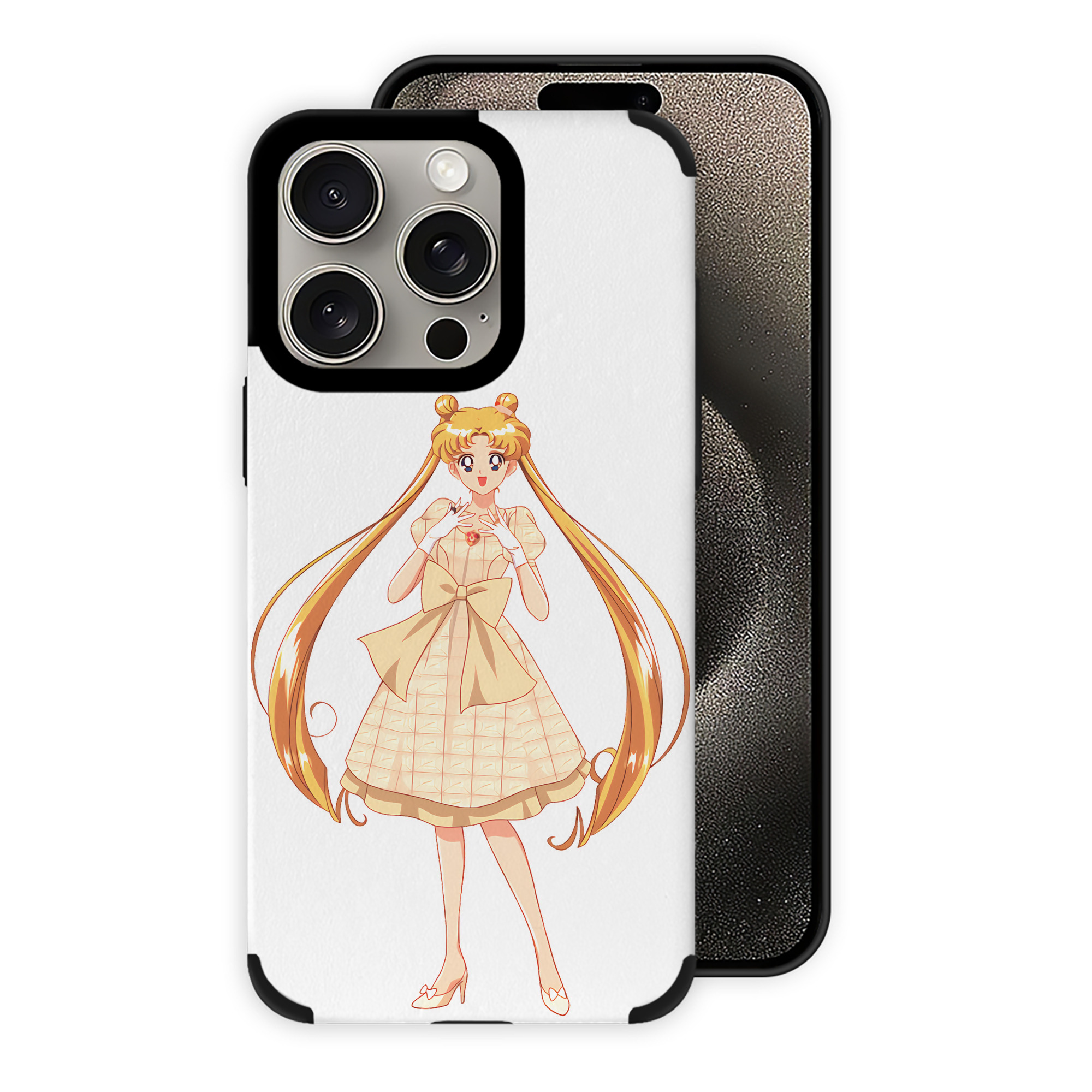 （画像用） 美少女戦士セーラームーン 愛野 美奈子 あいの みなこ Sailor Moon Aino Minako 【iPhone15ProMax対応】 PUレザー スマホケース 耐衝撃＆黄変防止