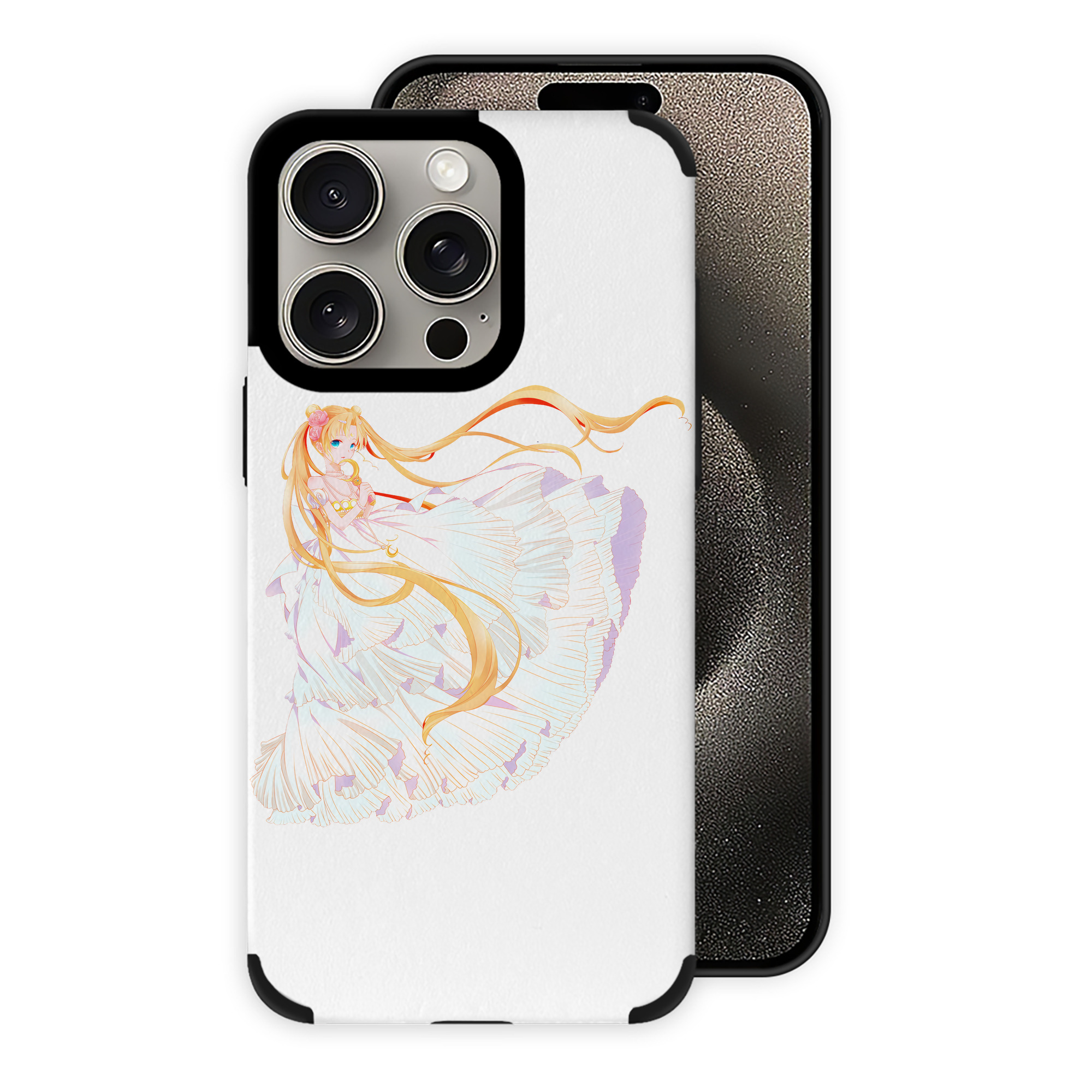 （画像用） 美少女戦士セーラームーン 愛野 美奈子 あいの みなこ Sailor Moon Aino Minako 【iPhone15ProMax対応】 PUレザー スマホケース 耐衝撃＆黄変防止