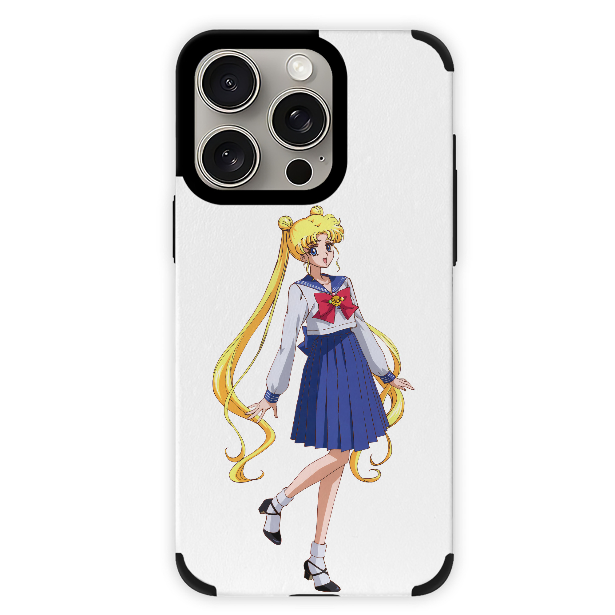 （画像用） 美少女戦士セーラームーン 愛野 美奈子 あいの みなこ Sailor Moon Aino Minako 【iPhone15ProMax対応】 PUレザー スマホケース 耐衝撃＆黄変防止