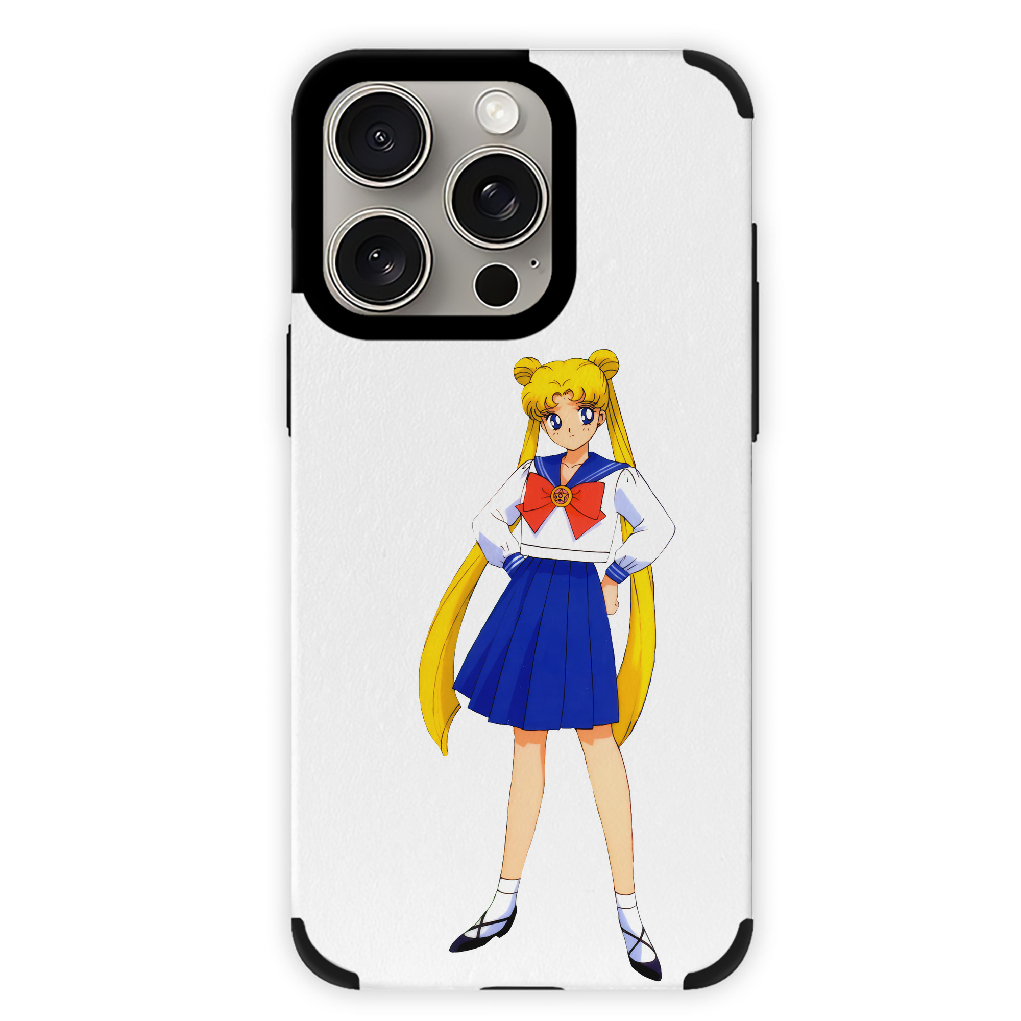 （画像用） 美少女戦士セーラームーン 愛野 美奈子 あいの みなこ Sailor Moon Aino Minako 【iPhone15ProMax対応】 PUレザー スマホケース 耐衝撃＆黄変防止