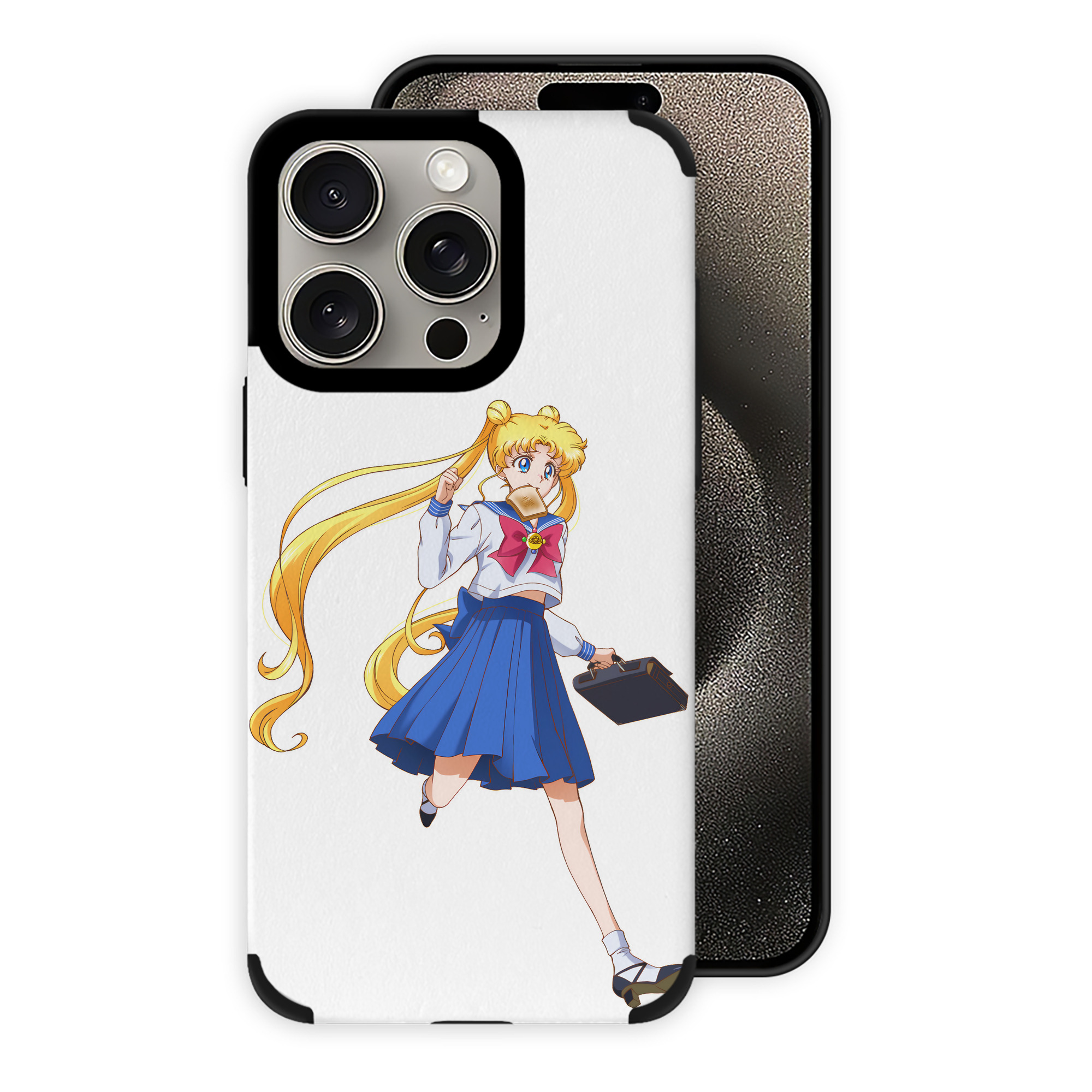 （画像用） 美少女戦士セーラームーン 愛野 美奈子 あいの みなこ Sailor Moon Aino Minako 【iPhone15ProMax対応】 PUレザー スマホケース 耐衝撃＆黄変防止