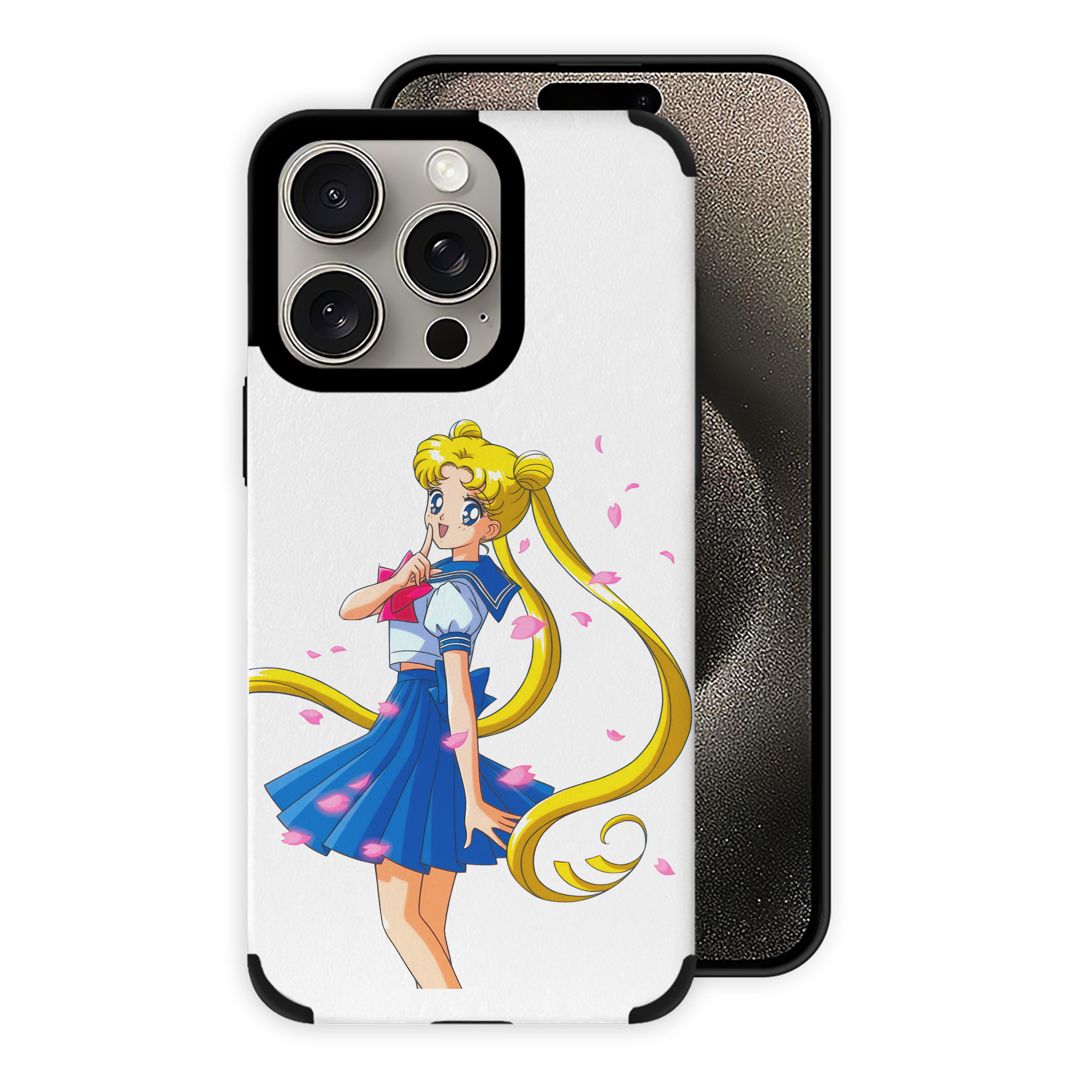 （画像用） 美少女戦士セーラームーン 愛野 美奈子 あいの みなこ Sailor Moon Aino Minako 【iPhone15ProMax対応】 PUレザー スマホケース 耐衝撃＆黄変防止