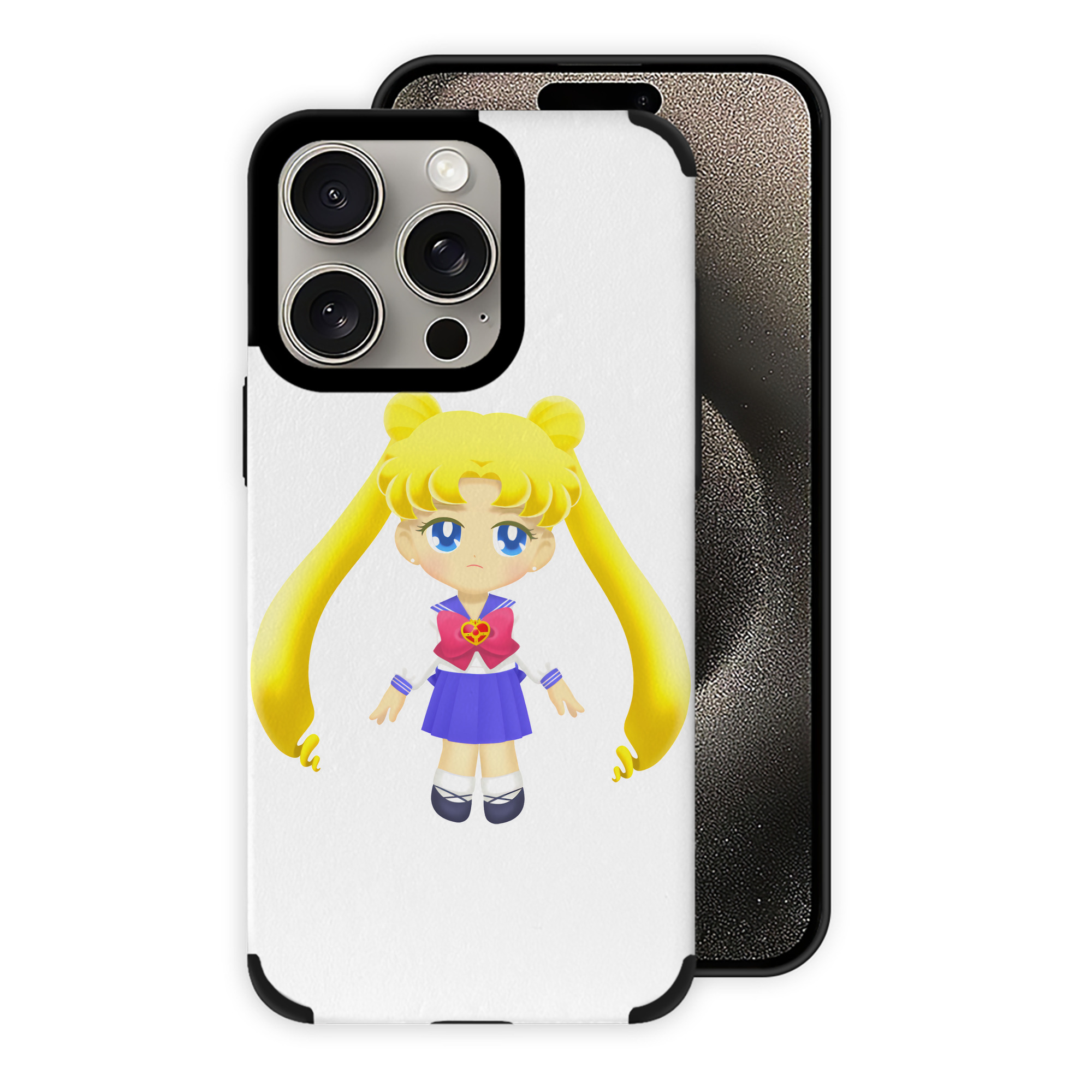 （画像用） 美少女戦士セーラームーン 愛野 美奈子 あいの みなこ Sailor Moon Aino Minako 【iPhone15ProMax対応】 PUレザー スマホケース 耐衝撃＆黄変防止