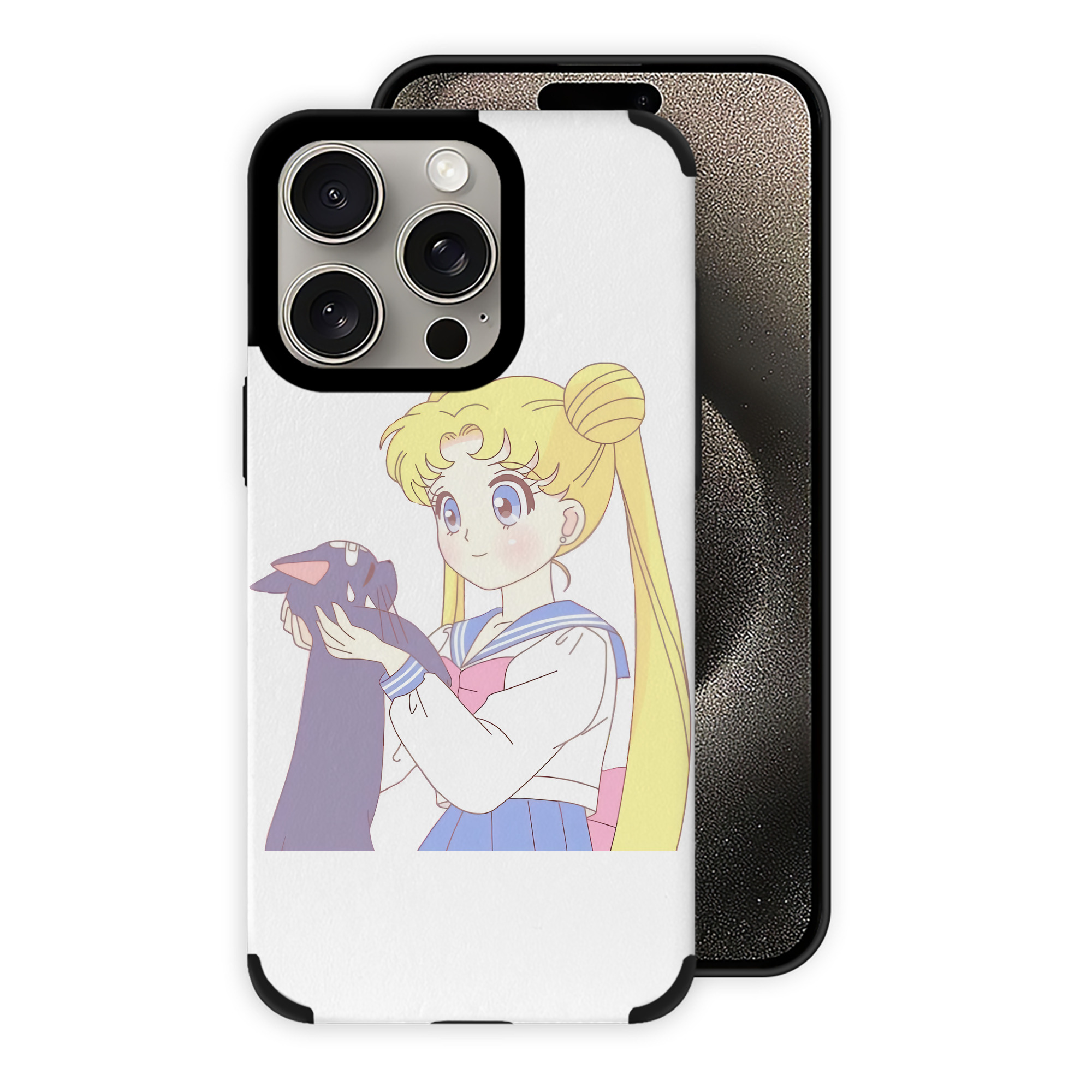 （画像用） 美少女戦士セーラームーン 愛野 美奈子 あいの みなこ Sailor Moon Aino Minako 【iPhone15ProMax対応】 PUレザー スマホケース 耐衝撃＆黄変防止