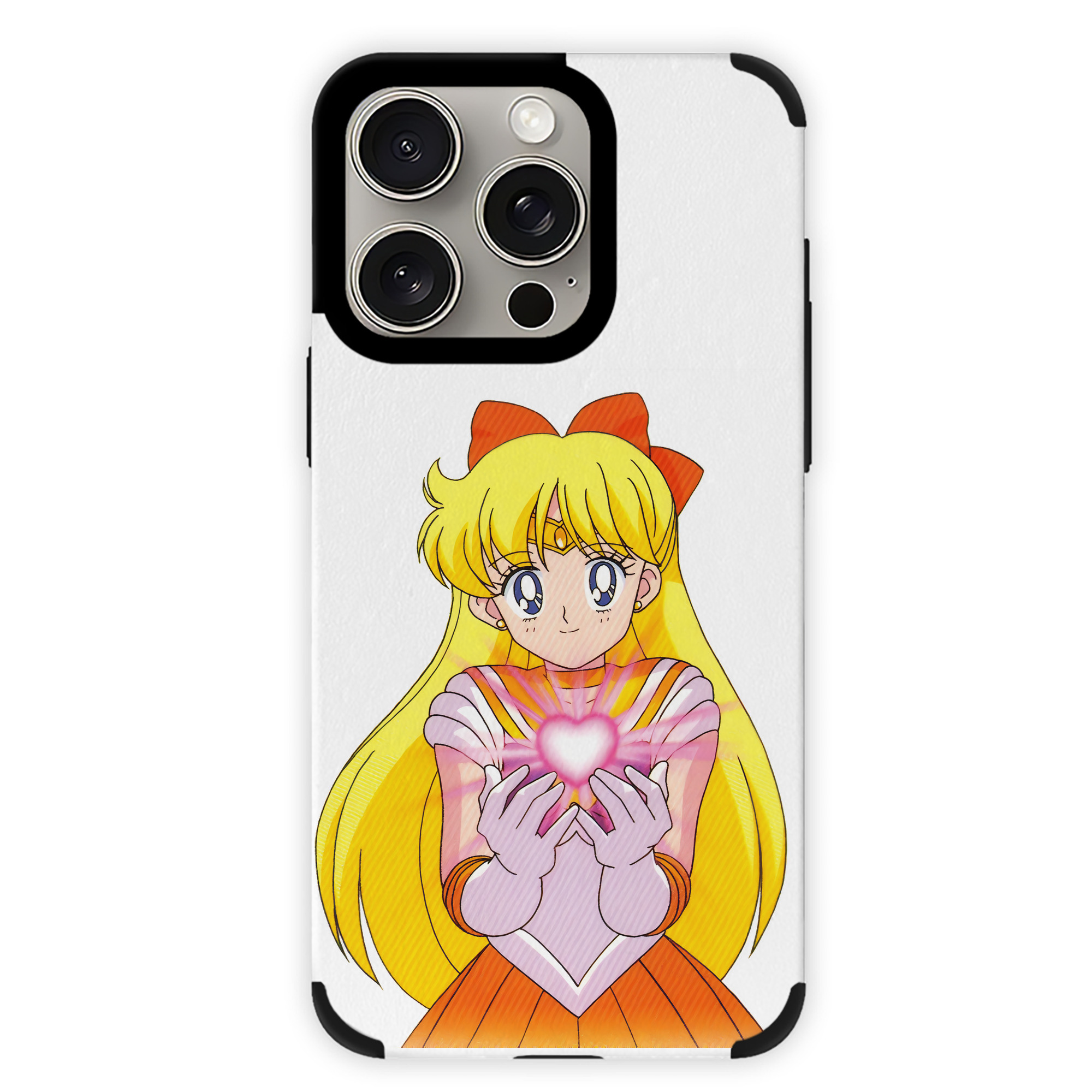 （画像用） 美少女戦士セーラームーン 愛野 美奈子 あいの みなこ Sailor Moon Aino Minako 【iPhone15ProMax対応】 PUレザー スマホケース 耐衝撃＆黄変防止