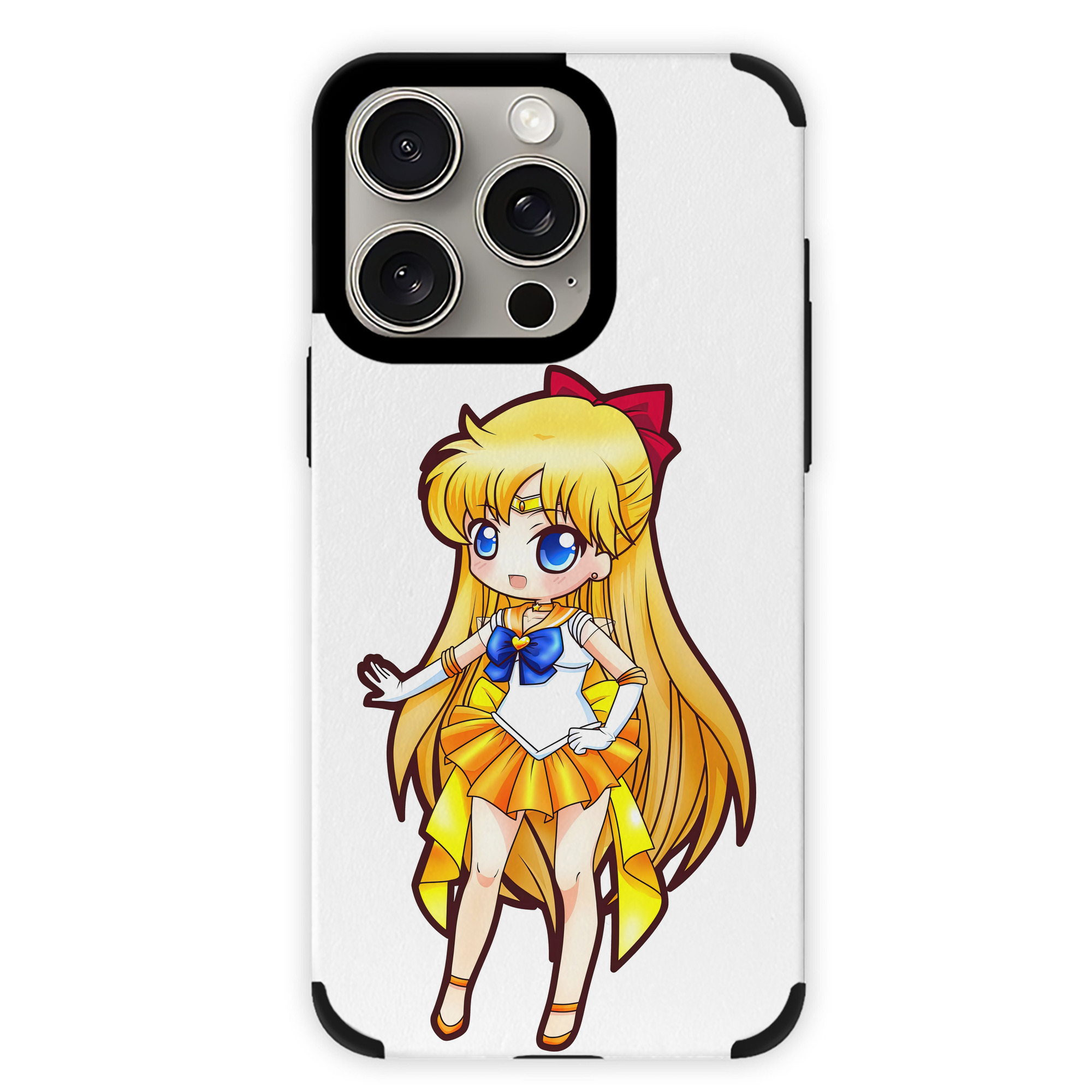 （画像用） 美少女戦士セーラームーン 愛野 美奈子 あいの みなこ Sailor Moon Aino Minako 【iPhone15ProMax対応】 PUレザー スマホケース 耐衝撃＆黄変防止