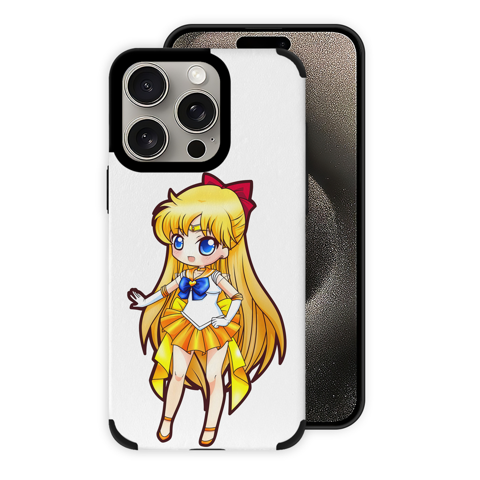 （画像用） 美少女戦士セーラームーン 愛野 美奈子 あいの みなこ Sailor Moon Aino Minako 【iPhone15ProMax対応】 PUレザー スマホケース 耐衝撃＆黄変防止
