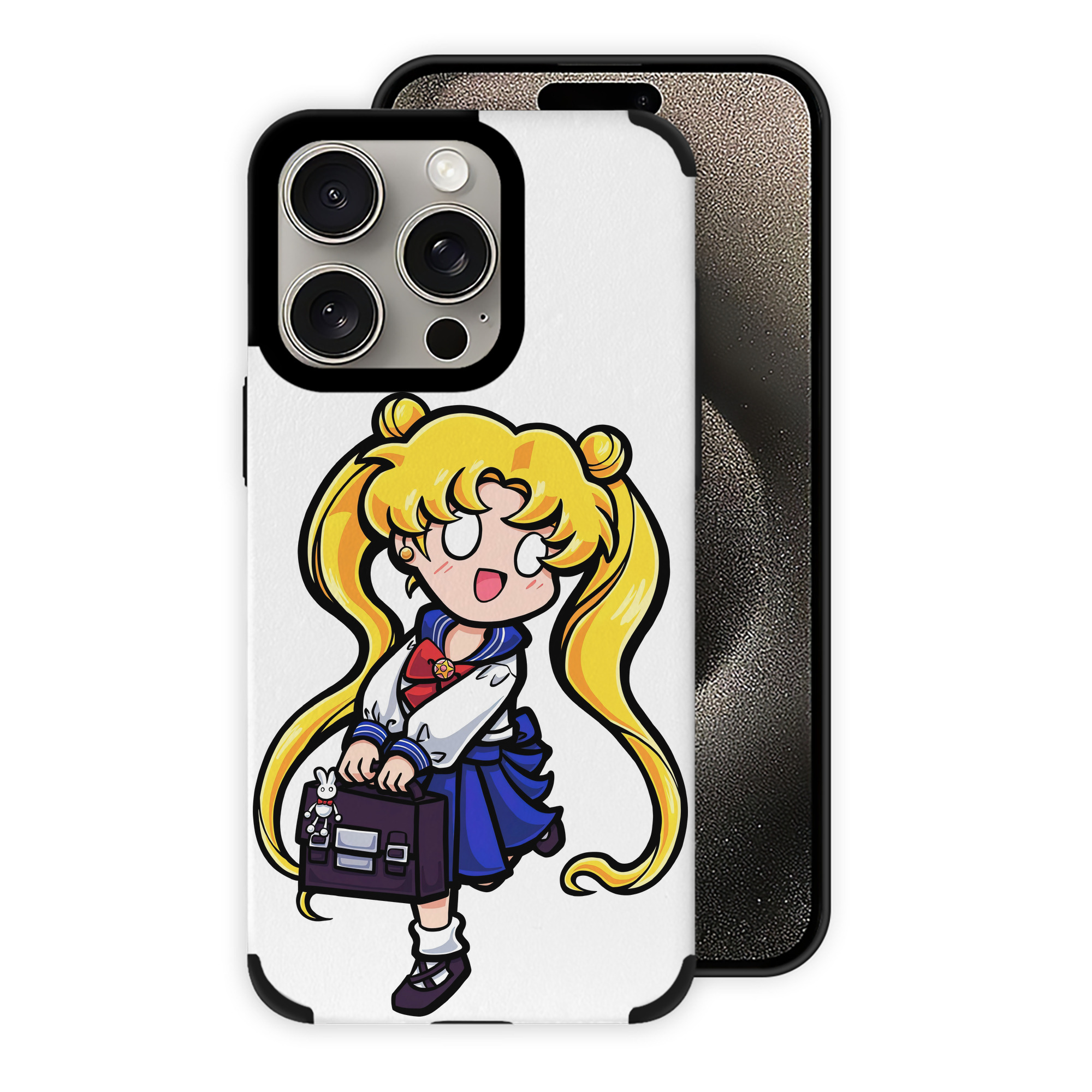 （画像用） 美少女戦士セーラームーン 愛野 美奈子 あいの みなこ Sailor Moon Aino Minako 【iPhone15ProMax対応】 PUレザー スマホケース 耐衝撃＆黄変防止
