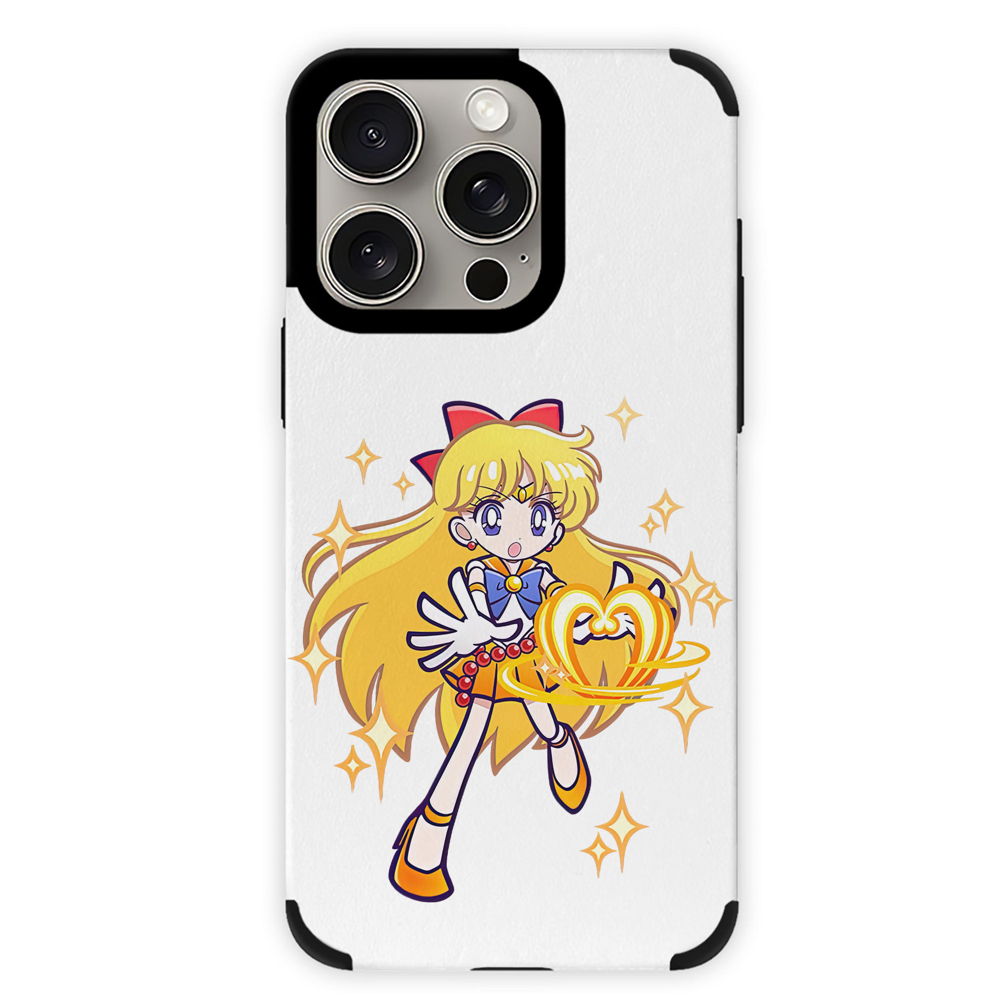 （画像用） 美少女戦士セーラームーン 愛野 美奈子 あいの みなこ Sailor Moon Aino Minako 【iPhone15ProMax対応】 PUレザー スマホケース 耐衝撃＆黄変防止