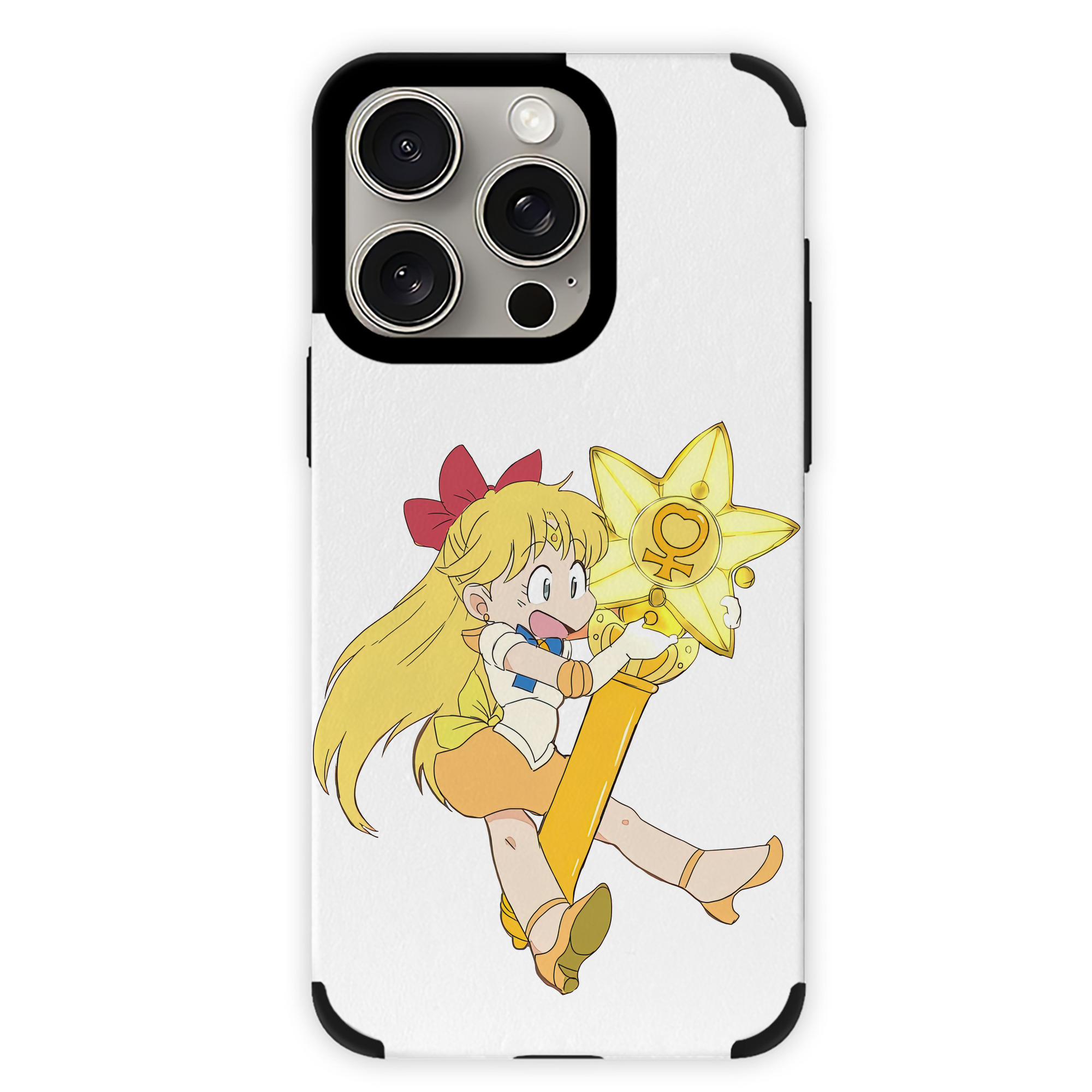 （画像用） 美少女戦士セーラームーン 愛野 美奈子 あいの みなこ Sailor Moon Aino Minako 【iPhone15ProMax対応】 PUレザー スマホケース 耐衝撃＆黄変防止