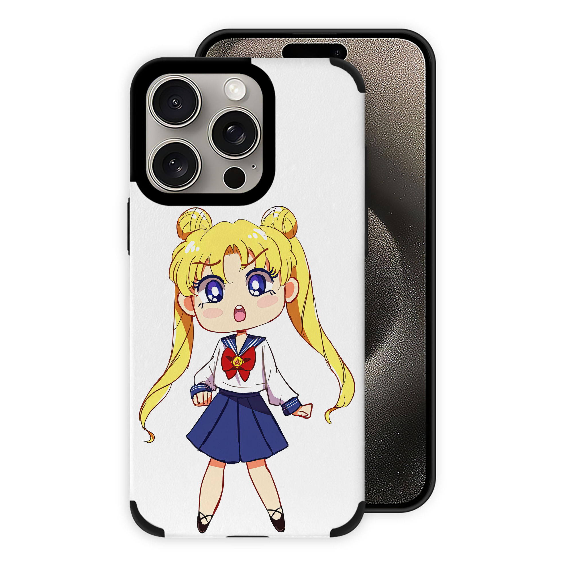 （画像用） 美少女戦士セーラームーン 愛野 美奈子 あいの みなこ Sailor Moon Aino Minako 【iPhone15ProMax対応】 PUレザー スマホケース 耐衝撃＆黄変防止