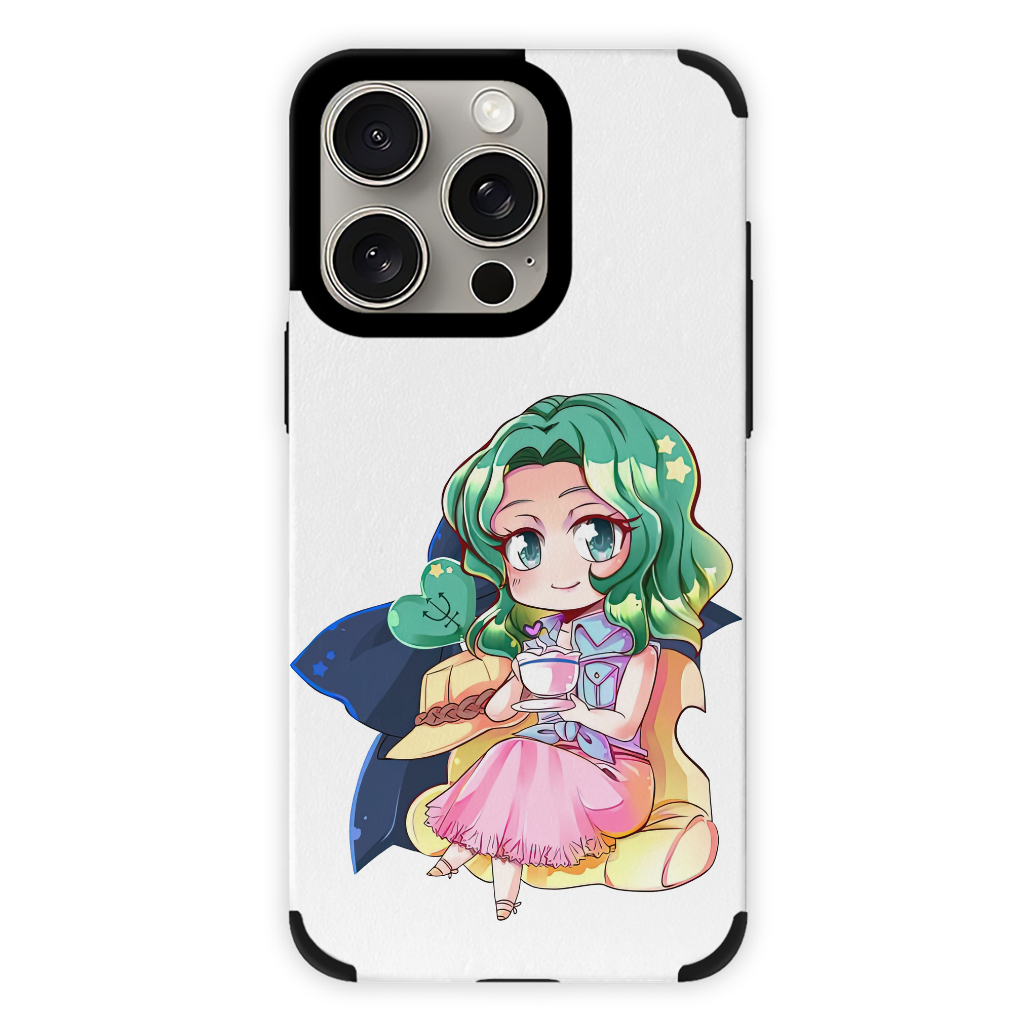 （画像用） 美少女戦士セーラームーン 海王 みちる（かいおう みちる） Sailor Moon Kaiou Michiru 【iPhone15ProMax対応】 PUレザー スマホケース 耐衝撃＆黄変防止
