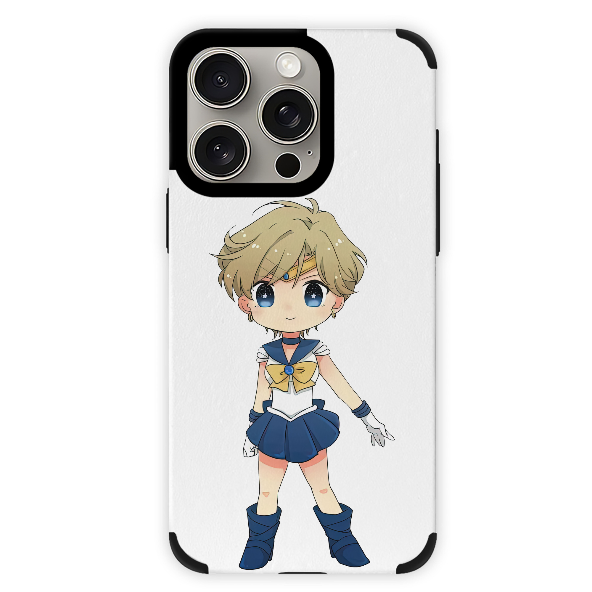 （画像用） 美少女戦士セーラームーン 天王はるか Sailor Moon Tenoh Haruka 【iPhone15ProMax対応】 PUレザー スマホケース 耐衝撃＆黄変防止