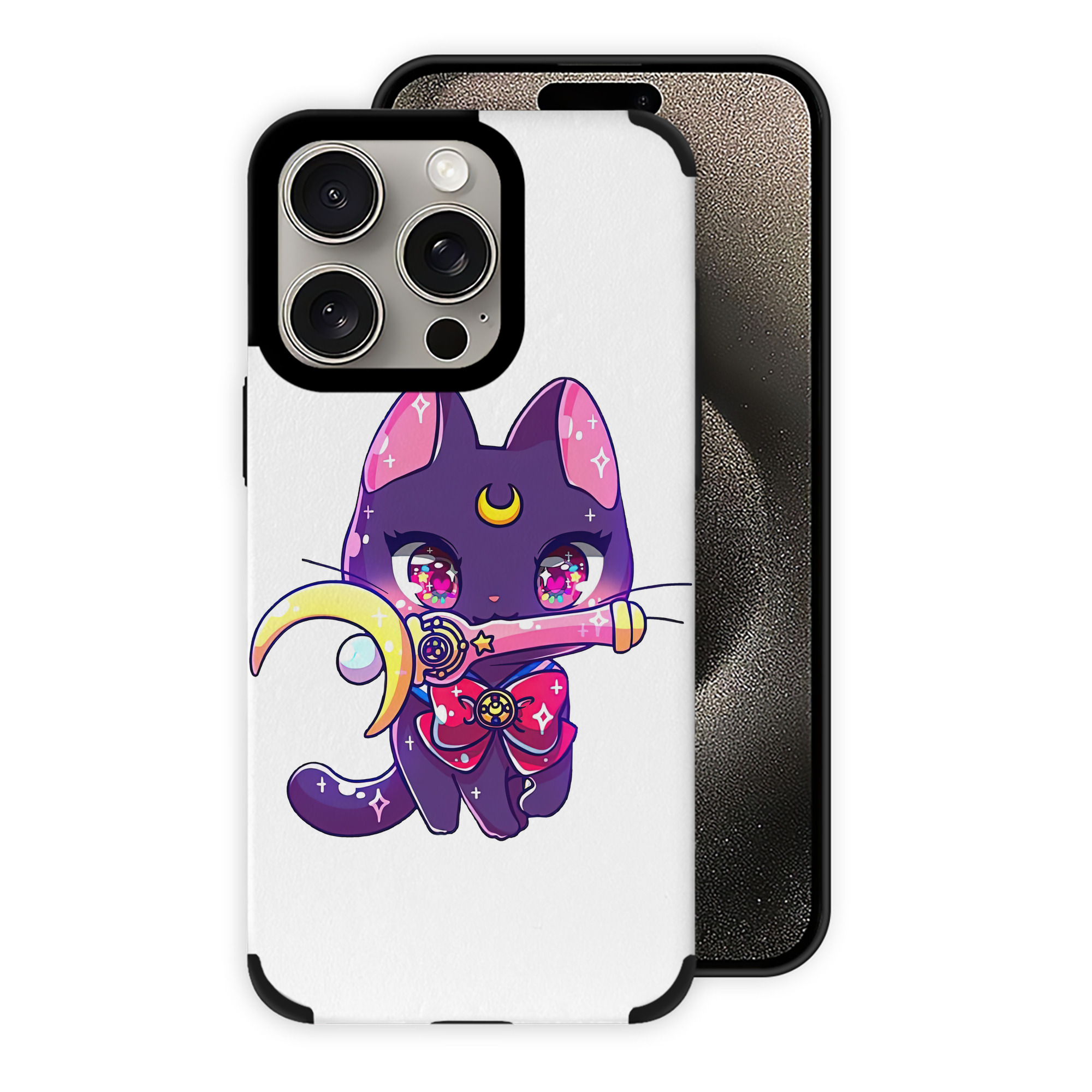 （画像用） 美少女戦士セーラームーン Sailor Moon 【iPhone15ProMax対応】 PUレザー スマホケース 耐衝撃＆黄変防止