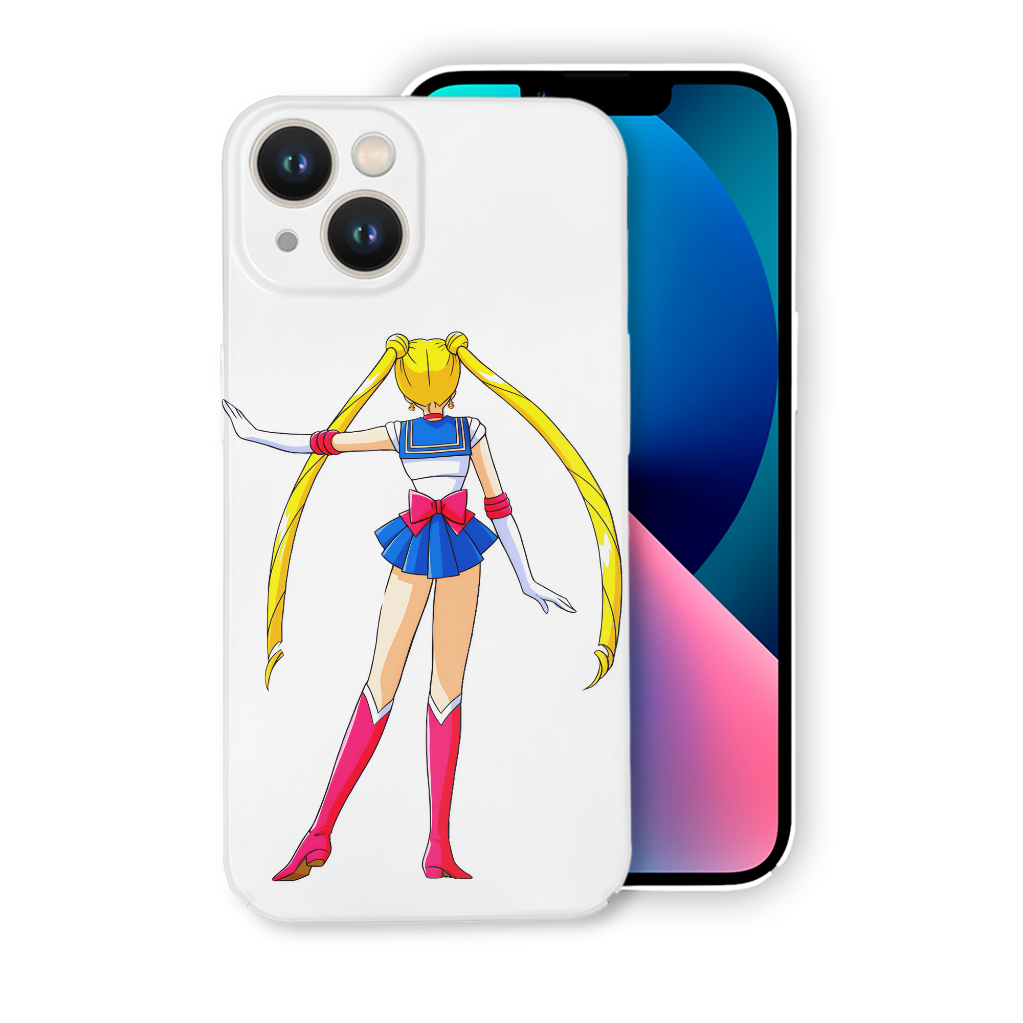 （画像用） 美少女戦士セーラームーン 月野 うさぎ つきの うさぎ Sailor Moon Tsukino Usagi 【iPhone 14シリーズ対応】ハードケース