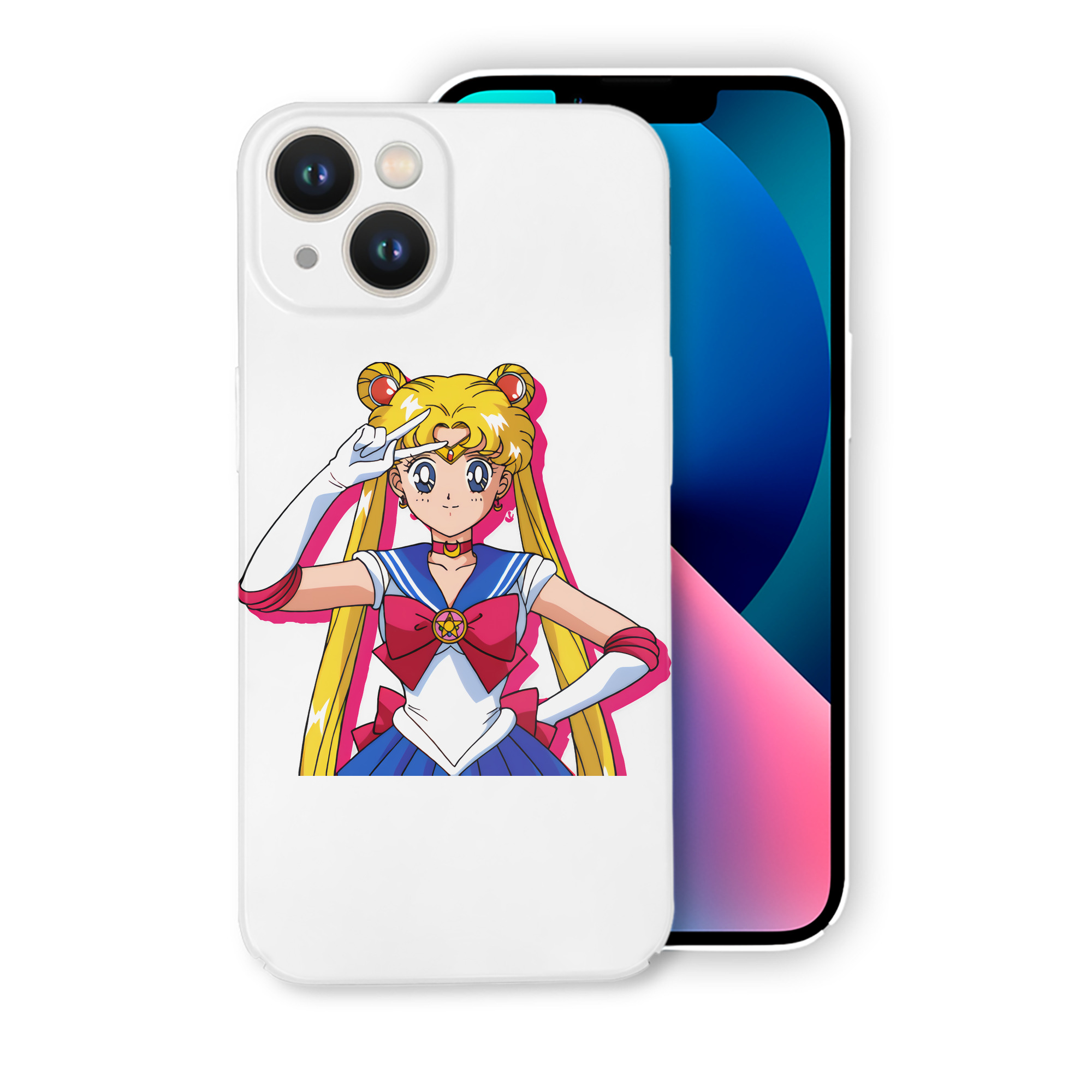 （画像用） 美少女戦士セーラームーン 月野 うさぎ つきの うさぎ Sailor Moon Tsukino Usagi 【iPhone 14シリーズ対応】ハードケース