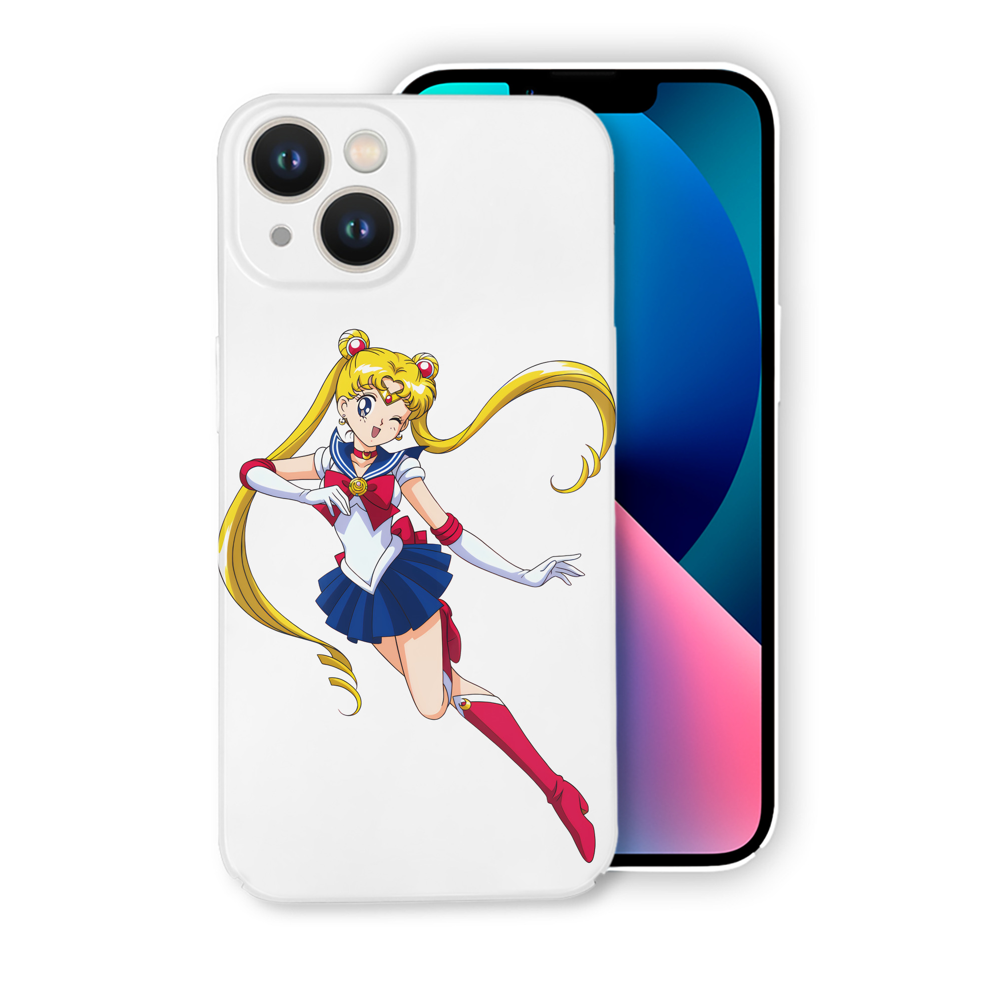 （画像用） 美少女戦士セーラームーン 月野 うさぎ つきの うさぎ Sailor Moon Tsukino Usagi 【iPhone 14シリーズ対応】ハードケース