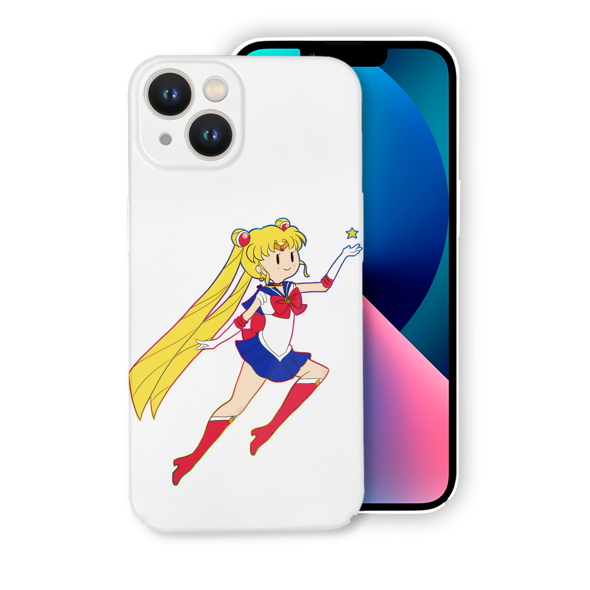 （画像用） 美少女戦士セーラームーン 月野 うさぎ つきの うさぎ Sailor Moon Tsukino Usagi 【iPhone 14シリーズ対応】ハードケース