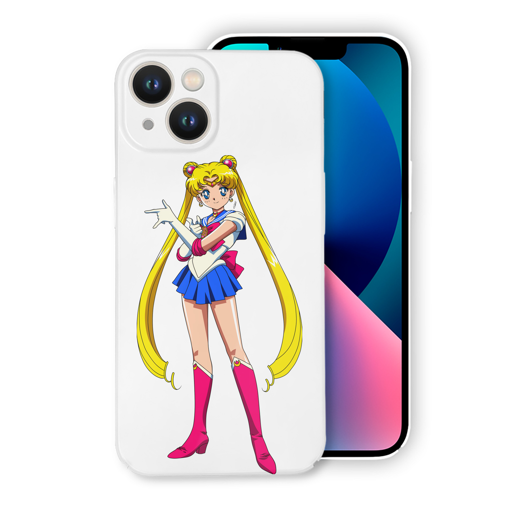 （画像用） 美少女戦士セーラームーン 月野 うさぎ つきの うさぎ Sailor Moon Tsukino Usagi 【iPhone 14シリーズ対応】ハードケース