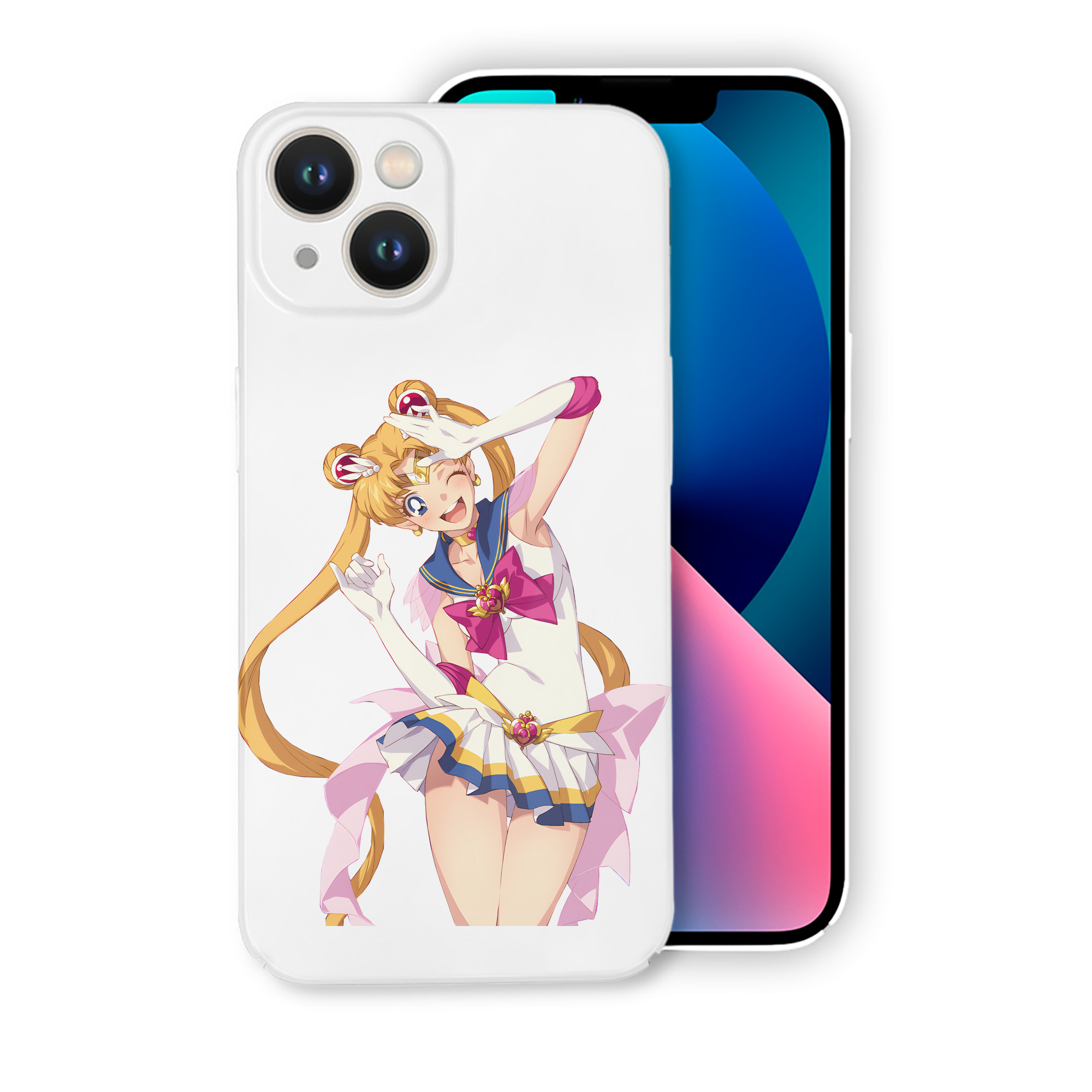 （画像用） 美少女戦士セーラームーン 月野 うさぎ つきの うさぎ Sailor Moon Tsukino Usagi 【iPhone 14シリーズ対応】ハードケース