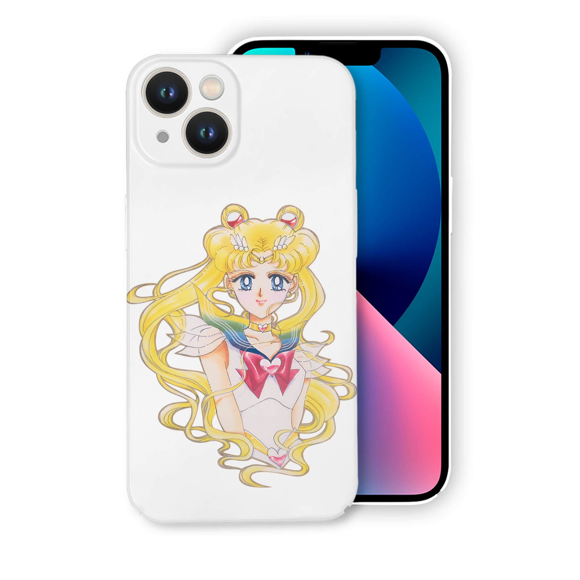 （画像用） 美少女戦士セーラームーン 月野 うさぎ つきの うさぎ Sailor Moon Tsukino Usagi 【iPhone 14シリーズ対応】ハードケース