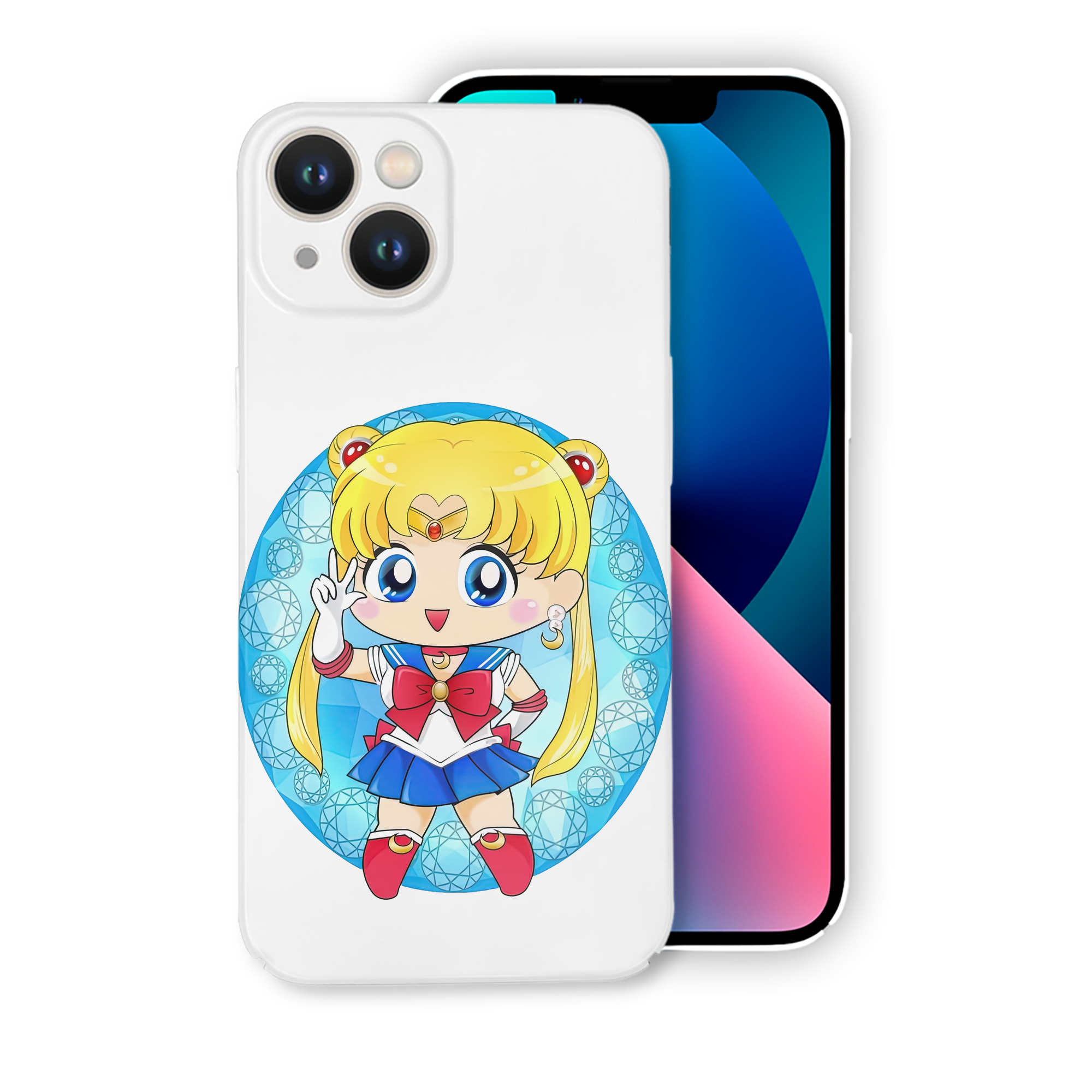 （画像用） 美少女戦士セーラームーン 月野 うさぎ つきの うさぎ Sailor Moon Tsukino Usagi 【iPhone 14シリーズ対応】ハードケース