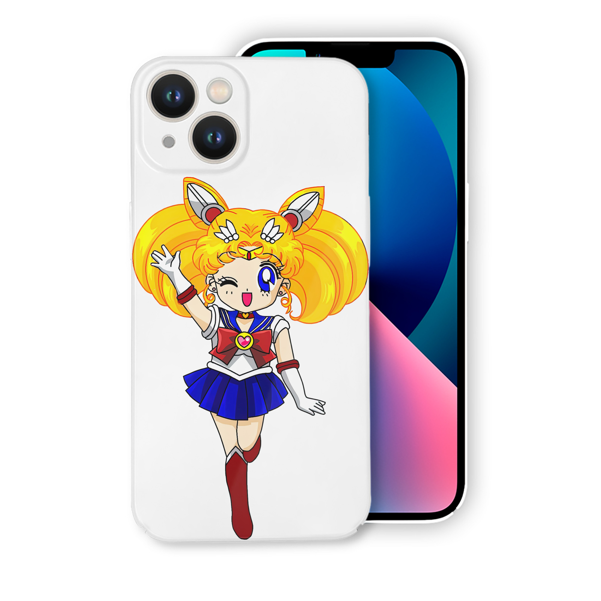 （画像用） 美少女戦士セーラームーン 月野 うさぎ つきの うさぎ Sailor Moon Tsukino Usagi 【iPhone 14シリーズ対応】ハードケース